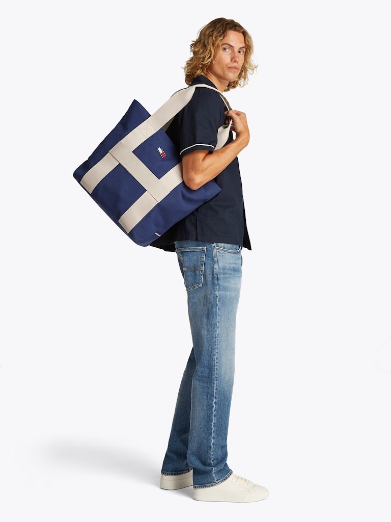 Tommy Hilfiger Mavi Erkek Tote Çanta - AM0AM13278C67