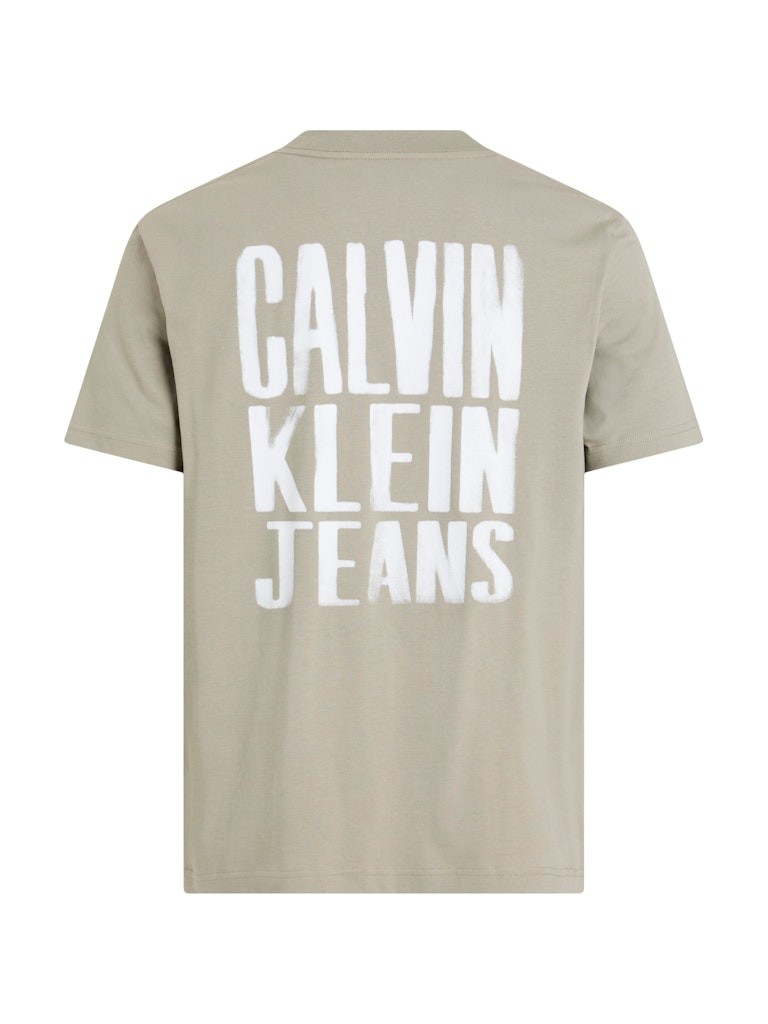 Calvin Klein Rejeneratif Pamuk Vizon Erkek Kısa Kollu T-Shirt - J30J327523PCZ