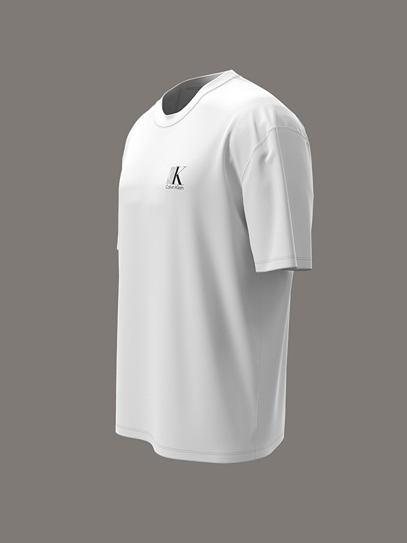 Calvin Klein Erkek Beyaz 30s T-shirt