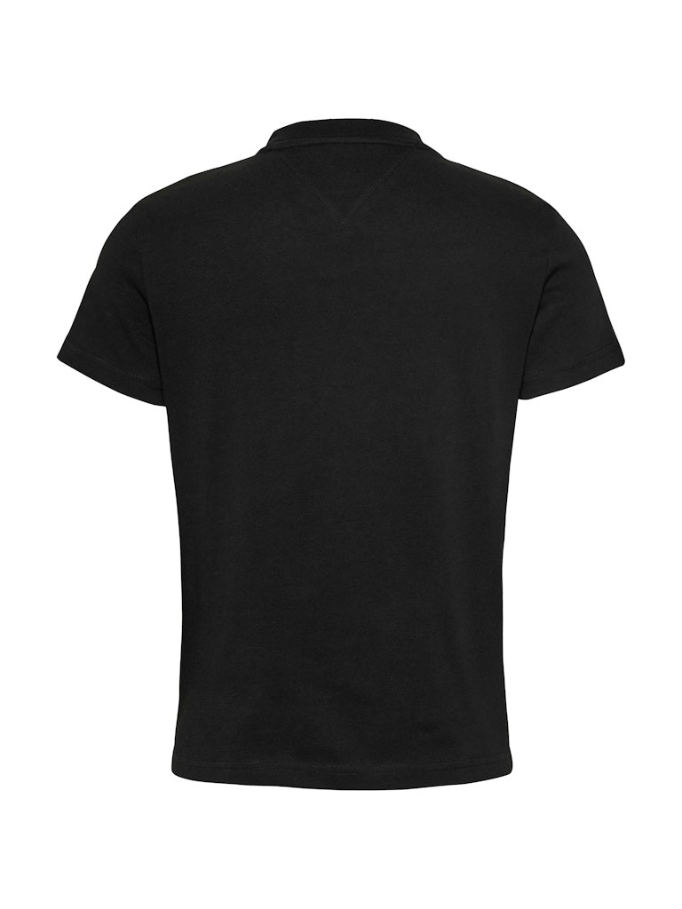 Tommy Hilfiger Rejeneratif Pamuk Siyah Kadın Kısa Kollu T-Shirt - DW0DW21338BDS