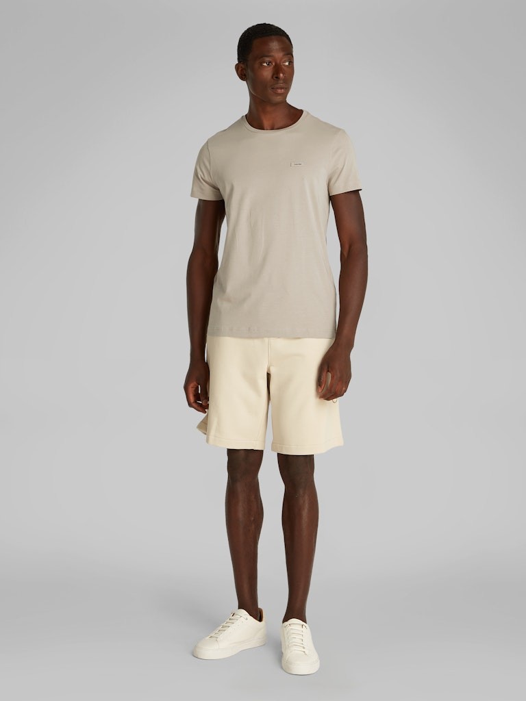 Calvin Klein Rejeneratif Pamuk Vizon Erkek Kısa Kollu T-Shirt - K10K112724PAH