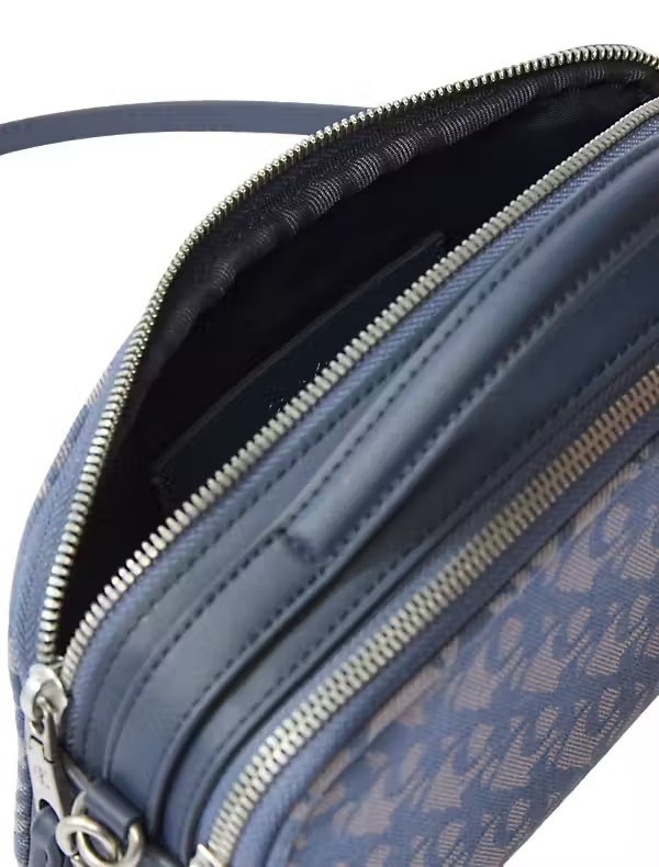 Calvin Klein Kadın Mavi Çapraz Monogram El Çantası