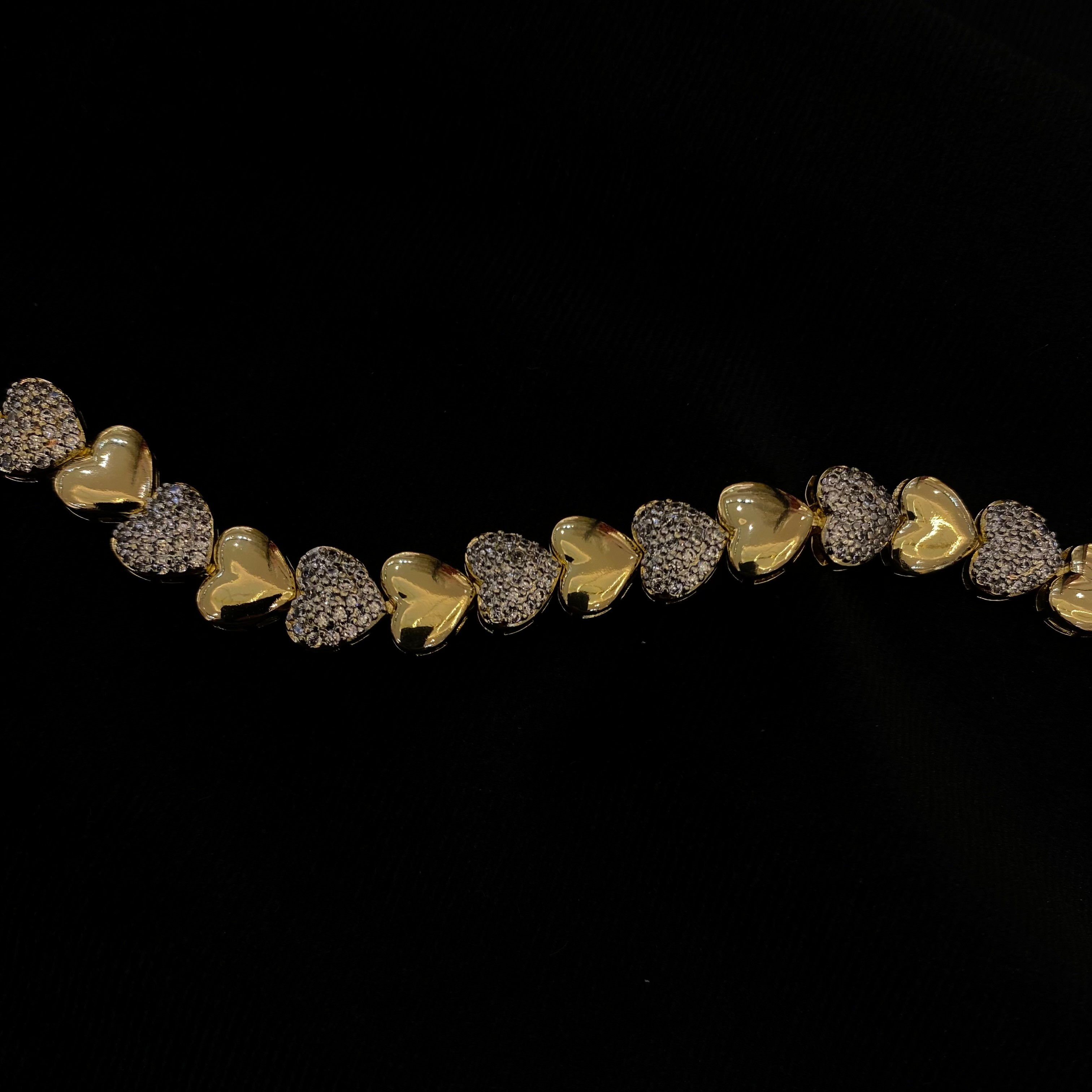 14K Xuping Kalp Bileklik