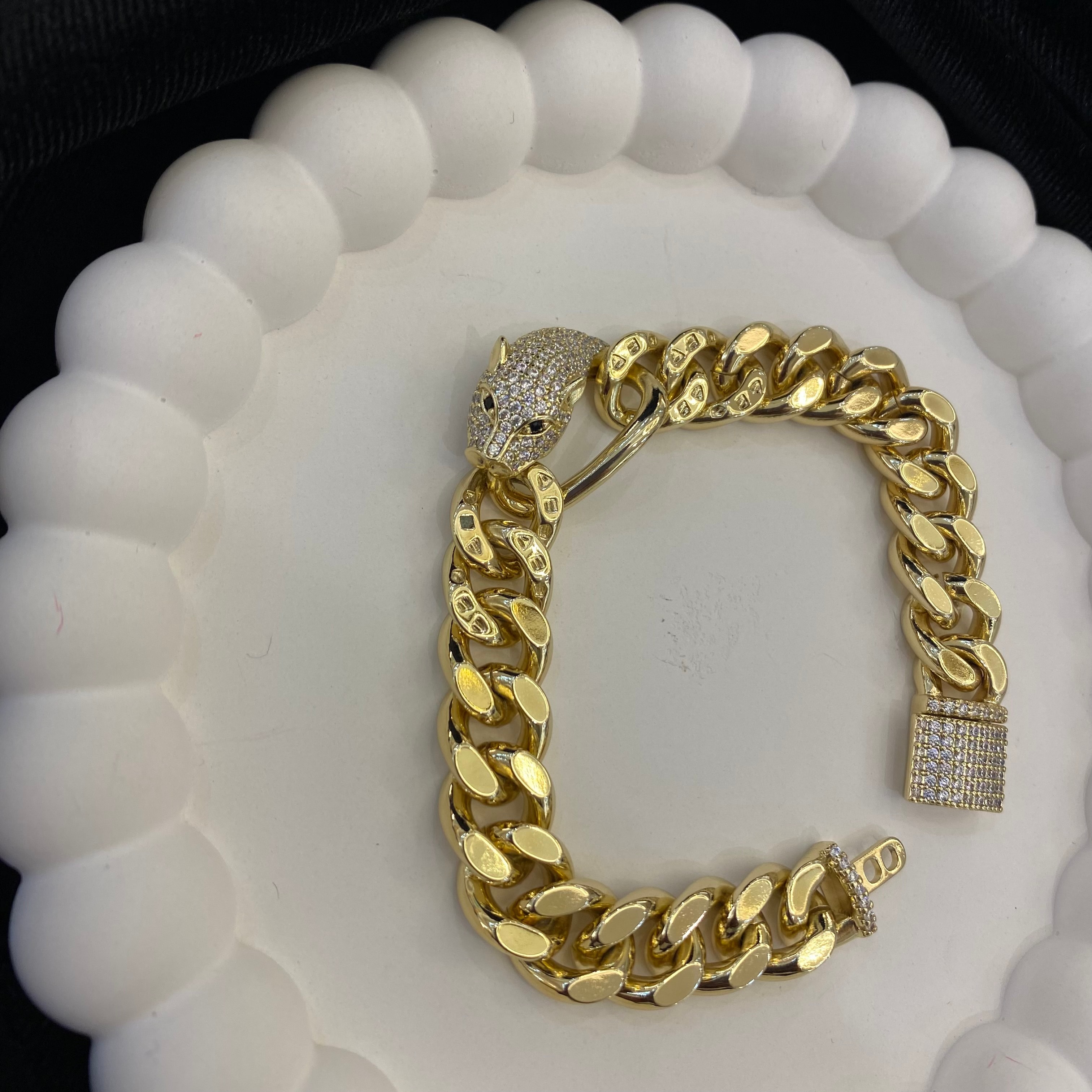 14K XP Kaplan Detaylı Gurmet Bileklik