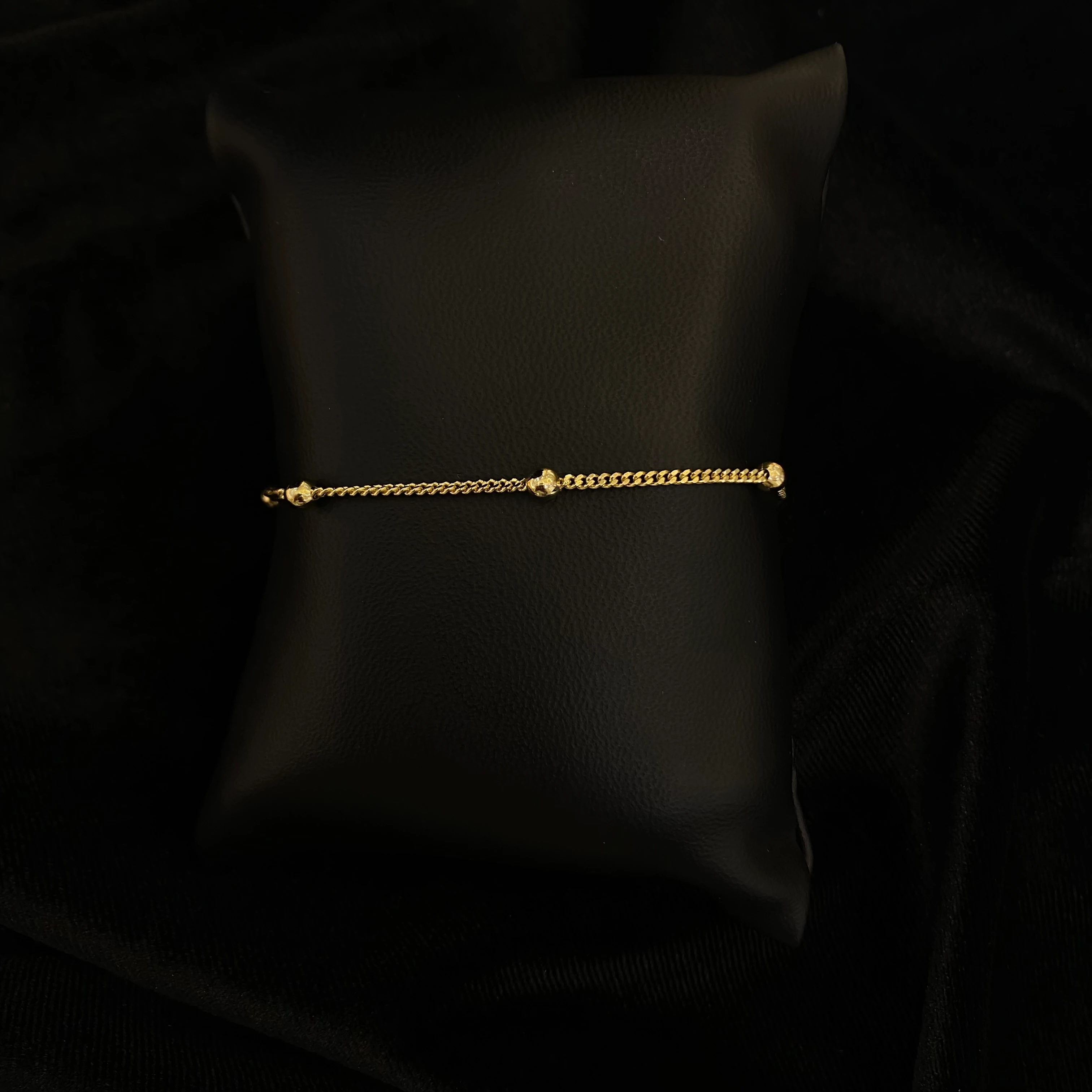 14K XP İnce Dorika Bileklik