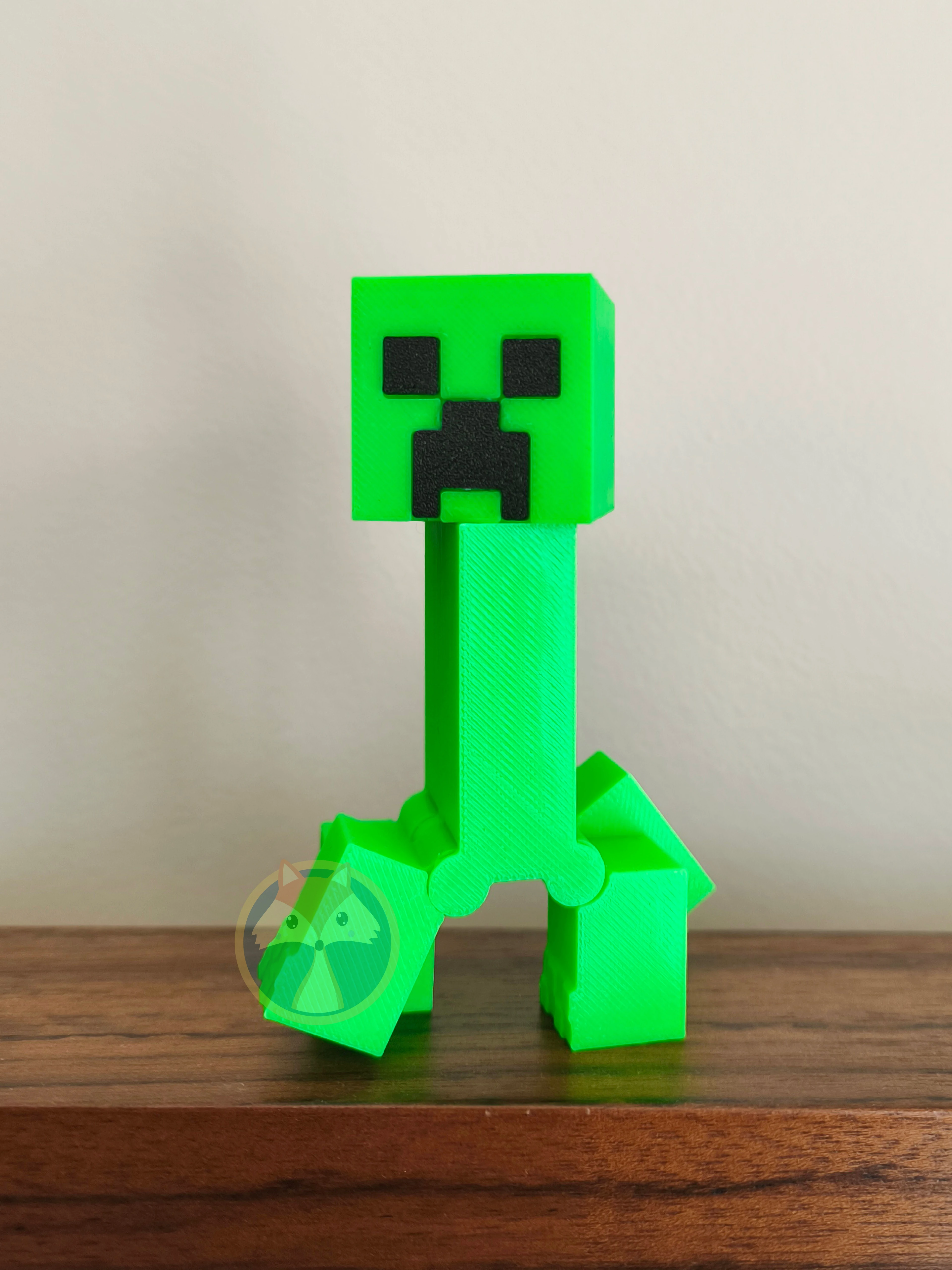 Blok Dünya İlhamlı Figür – Yeşil Yürüyen (Minecraft)