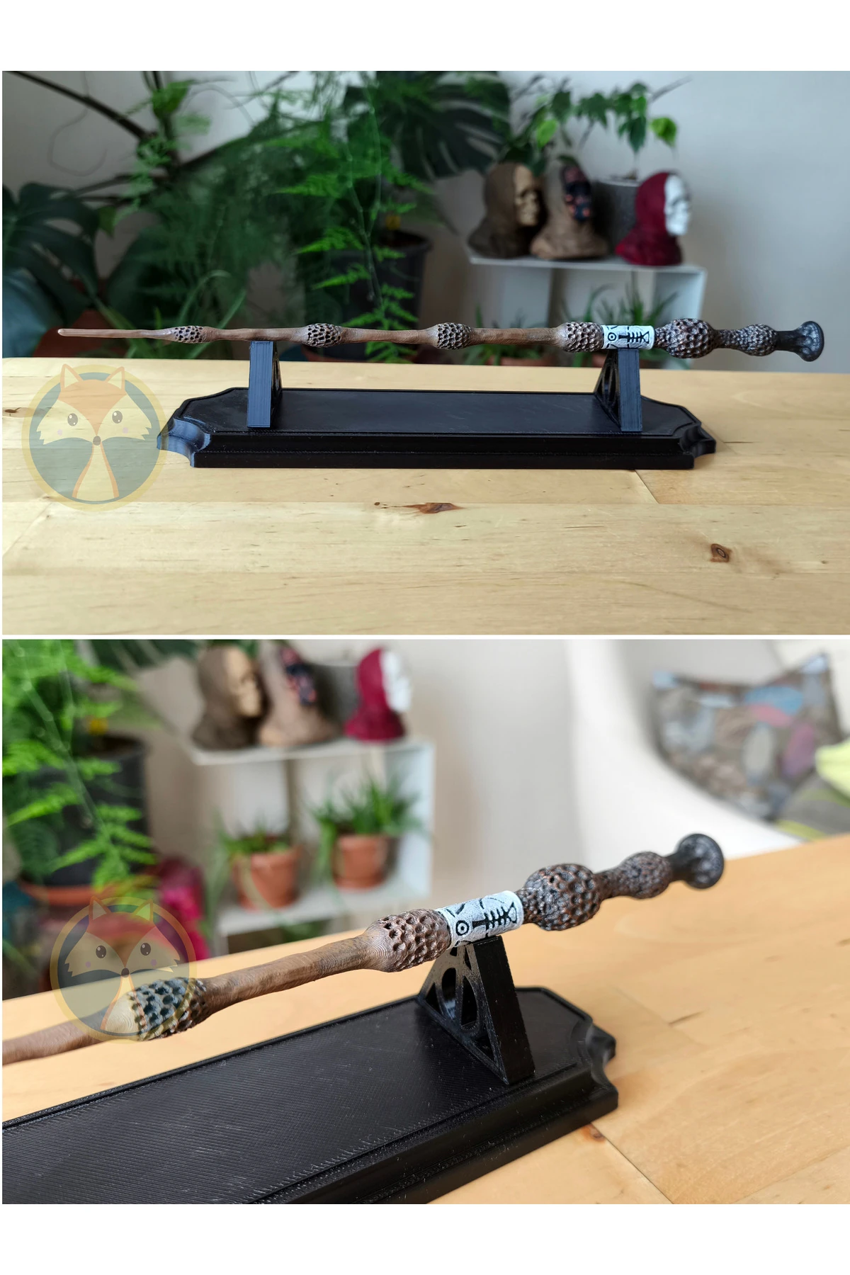 Harry Potter Filmi Dumbledore Asası (Mürver) (Stand Hediyeli)