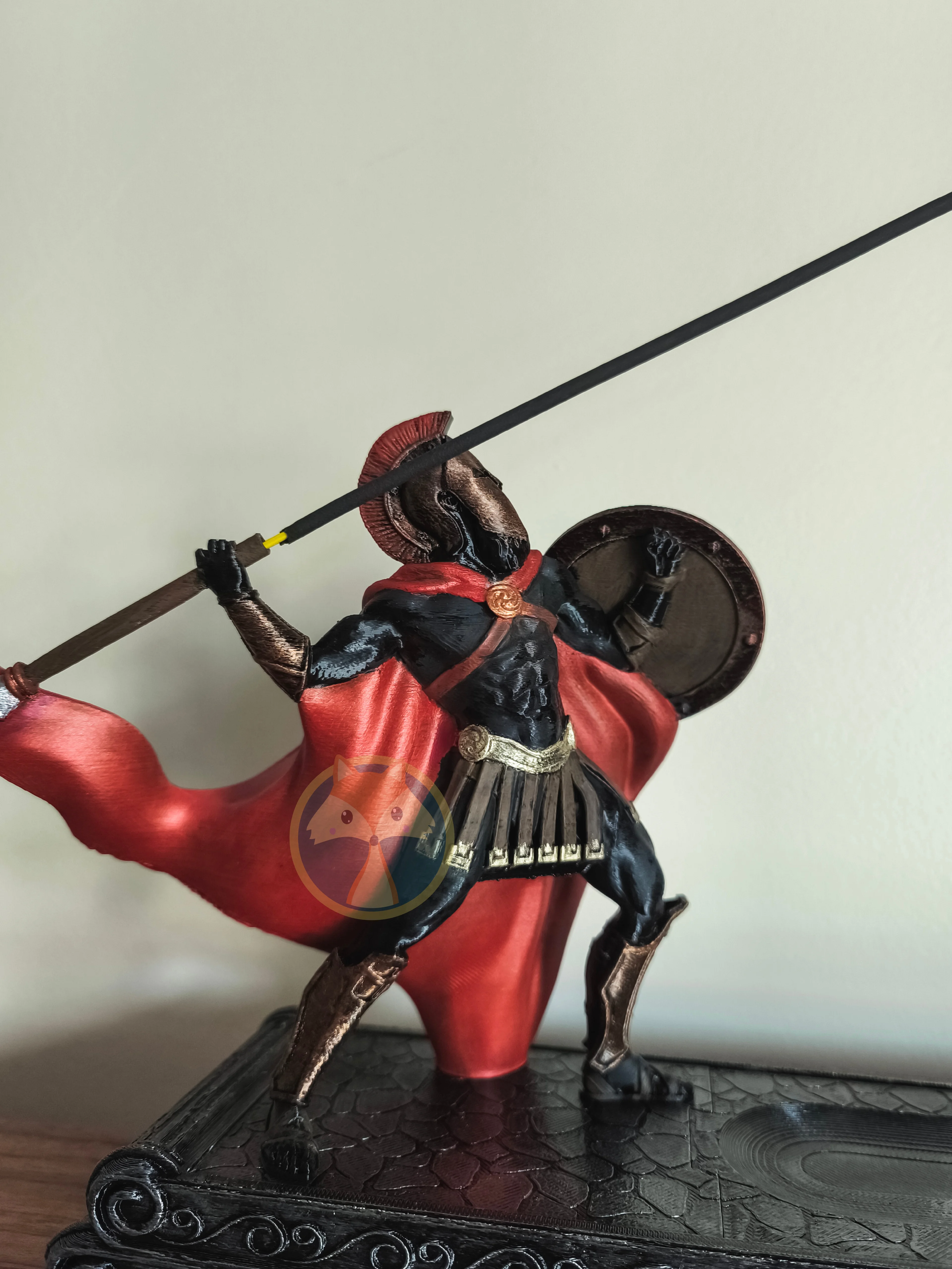 Spartalı Mızraklı Asker Tütsülük