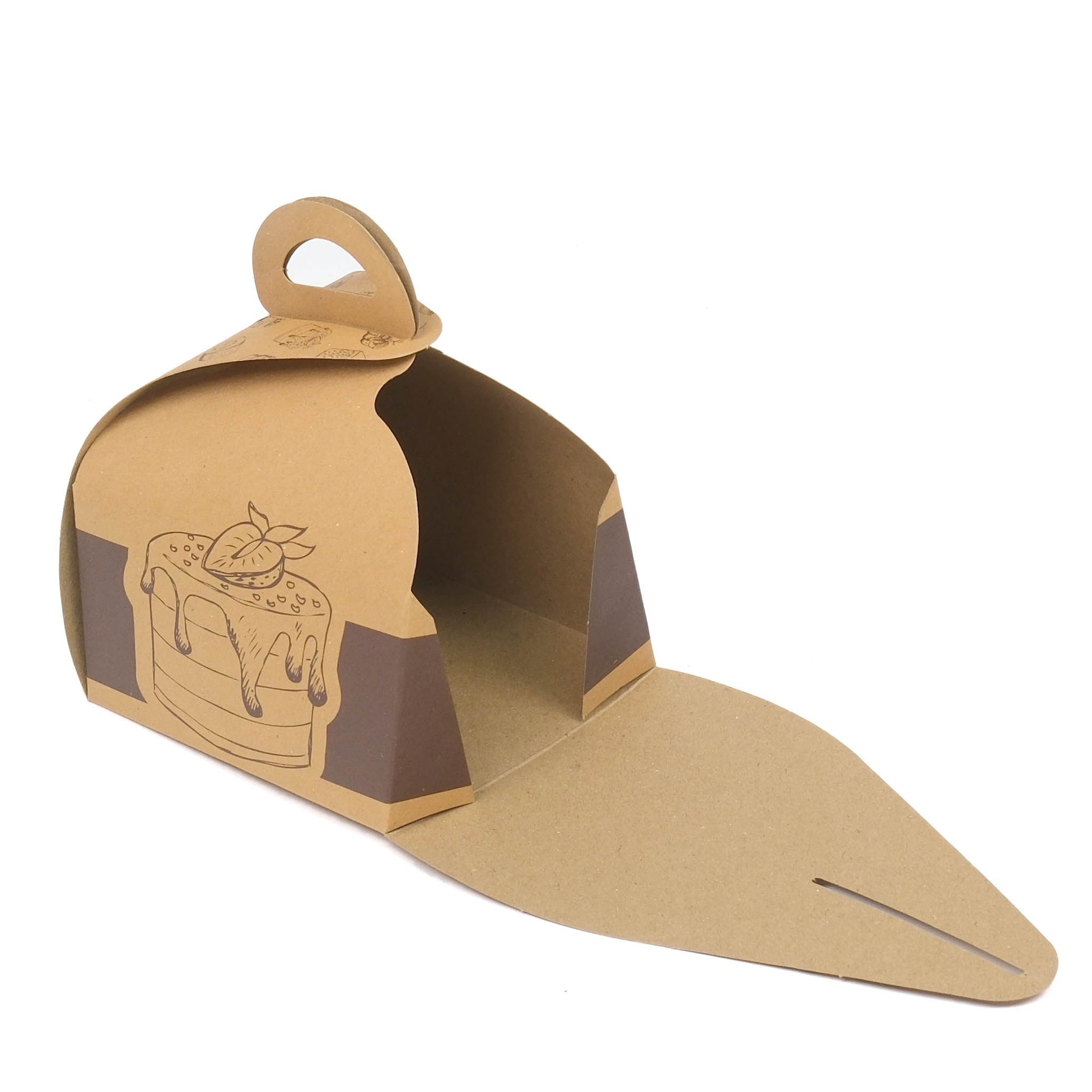 Kraft Mono Turta Kutusu