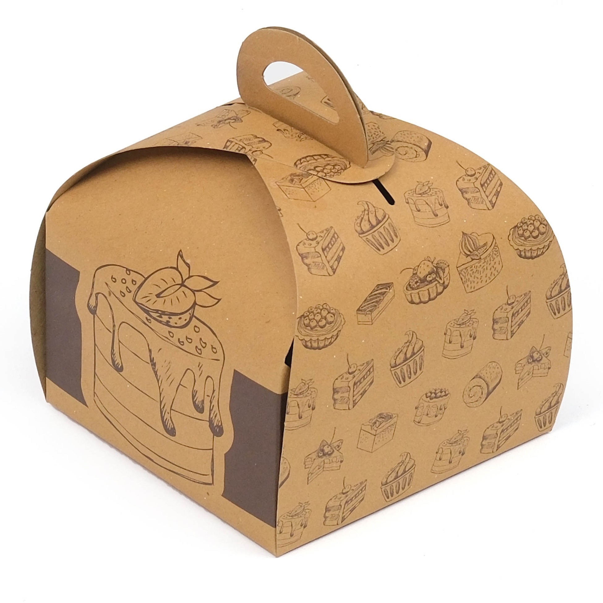 Kraft Mono Turta Kutusu