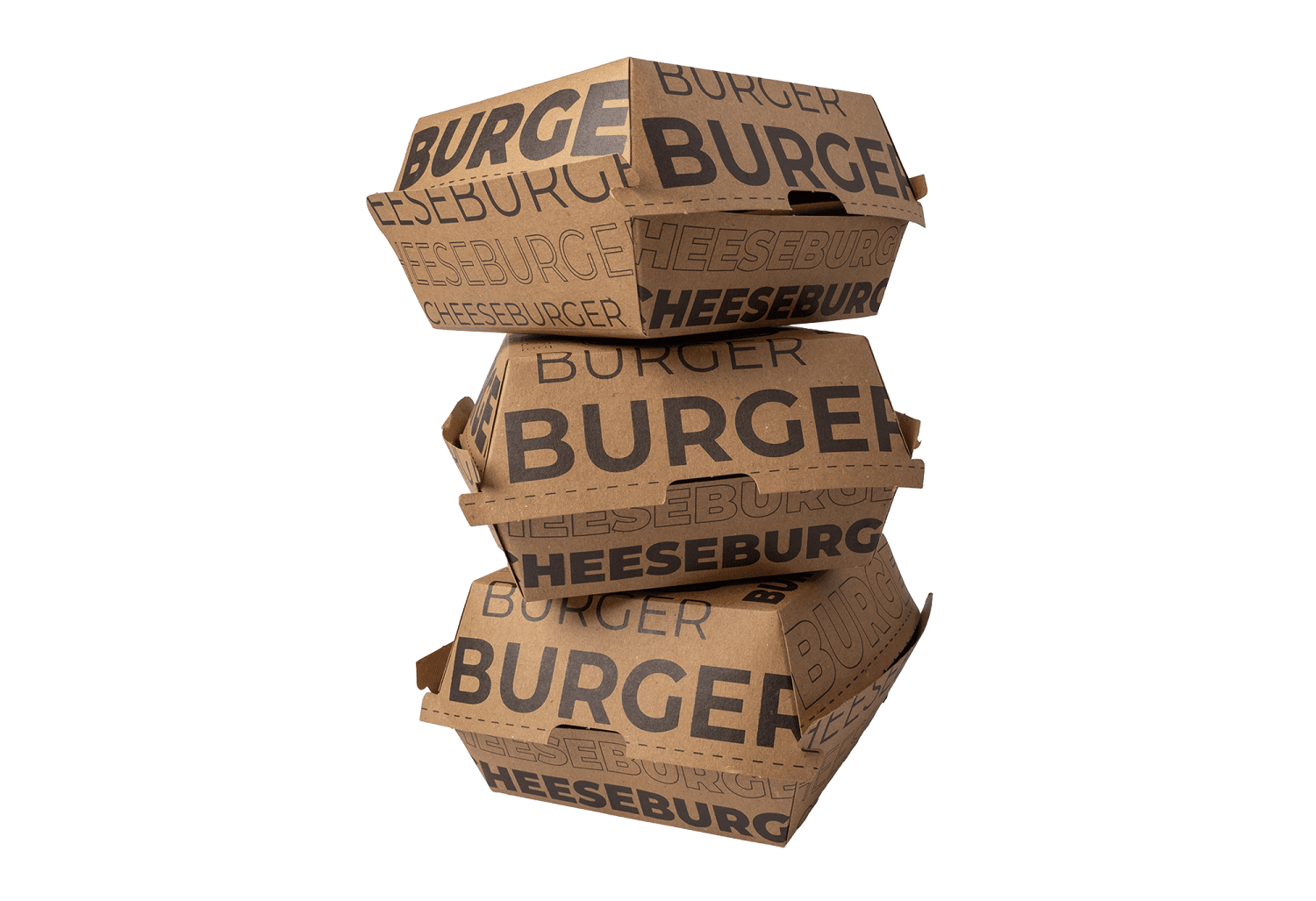 Baskılı Hamburger Kutusu