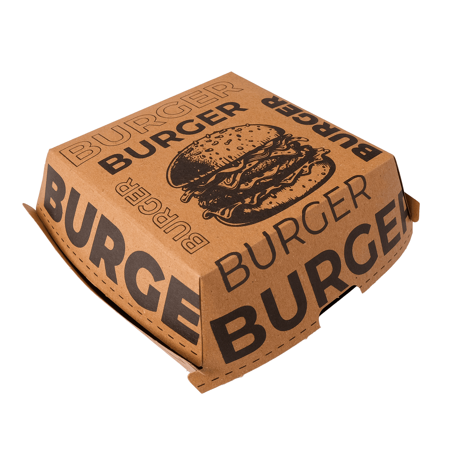 Baskılı Hamburger Kutusu