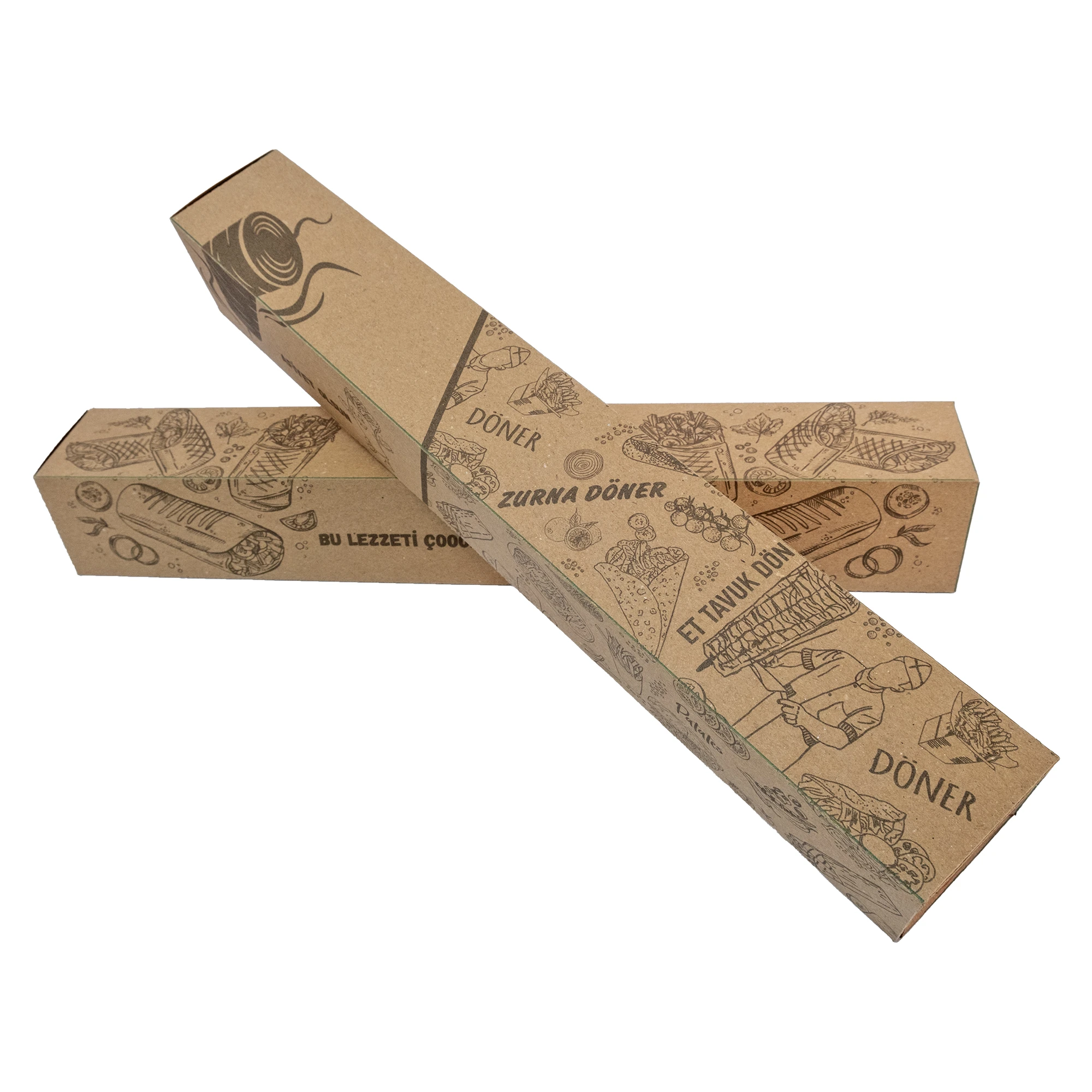 Zurna Dürüm Kutusu Baskılı