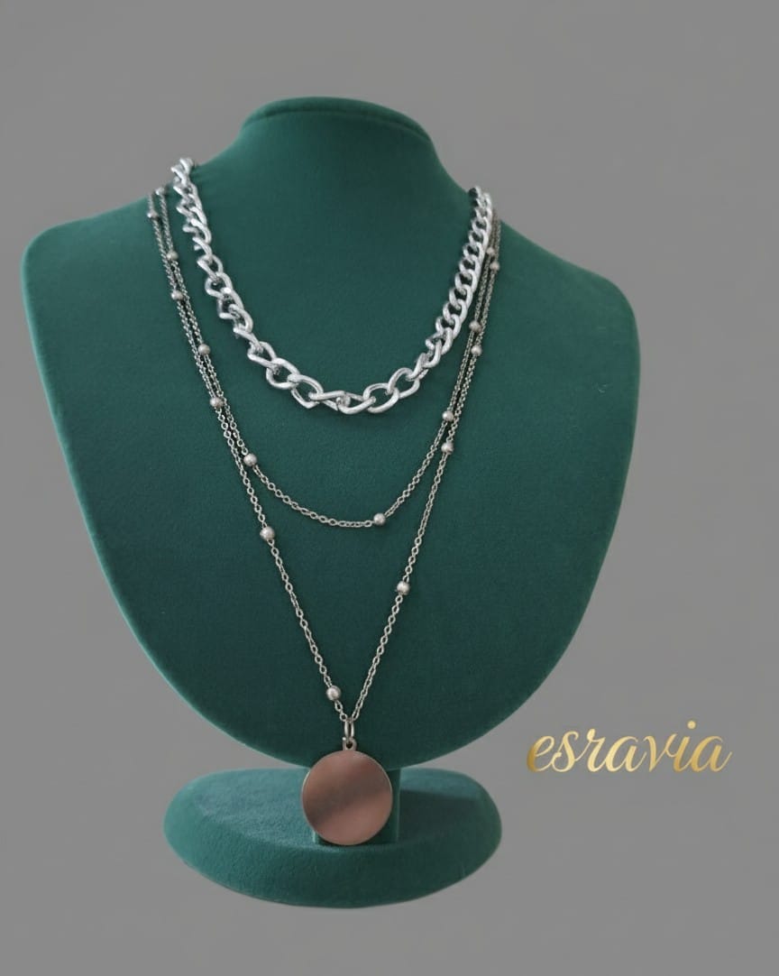 3’lü Kolye Seti Silver