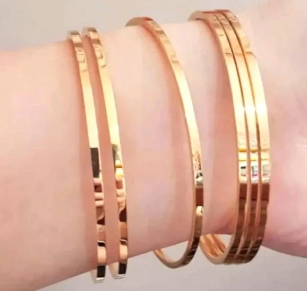 İnce Ajda Bilezik Üçlü Set