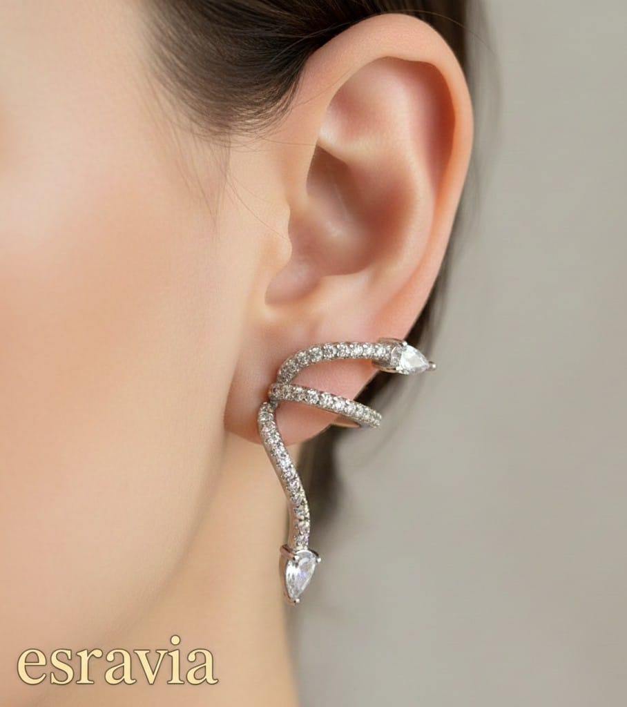 Suyolu Sarmal Kıkırdak Küpe