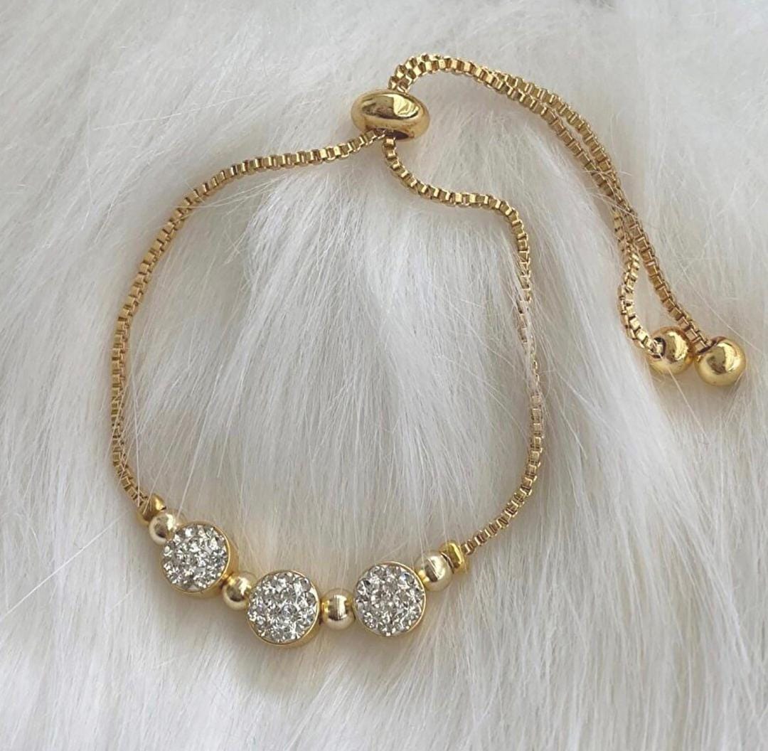 Taşlı Üçlü Macun Asansör Bileklik