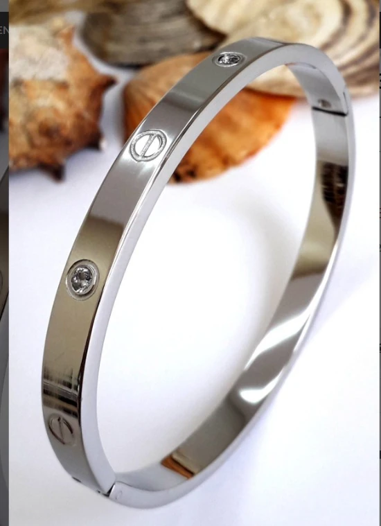 Silver Çelik Bileklik