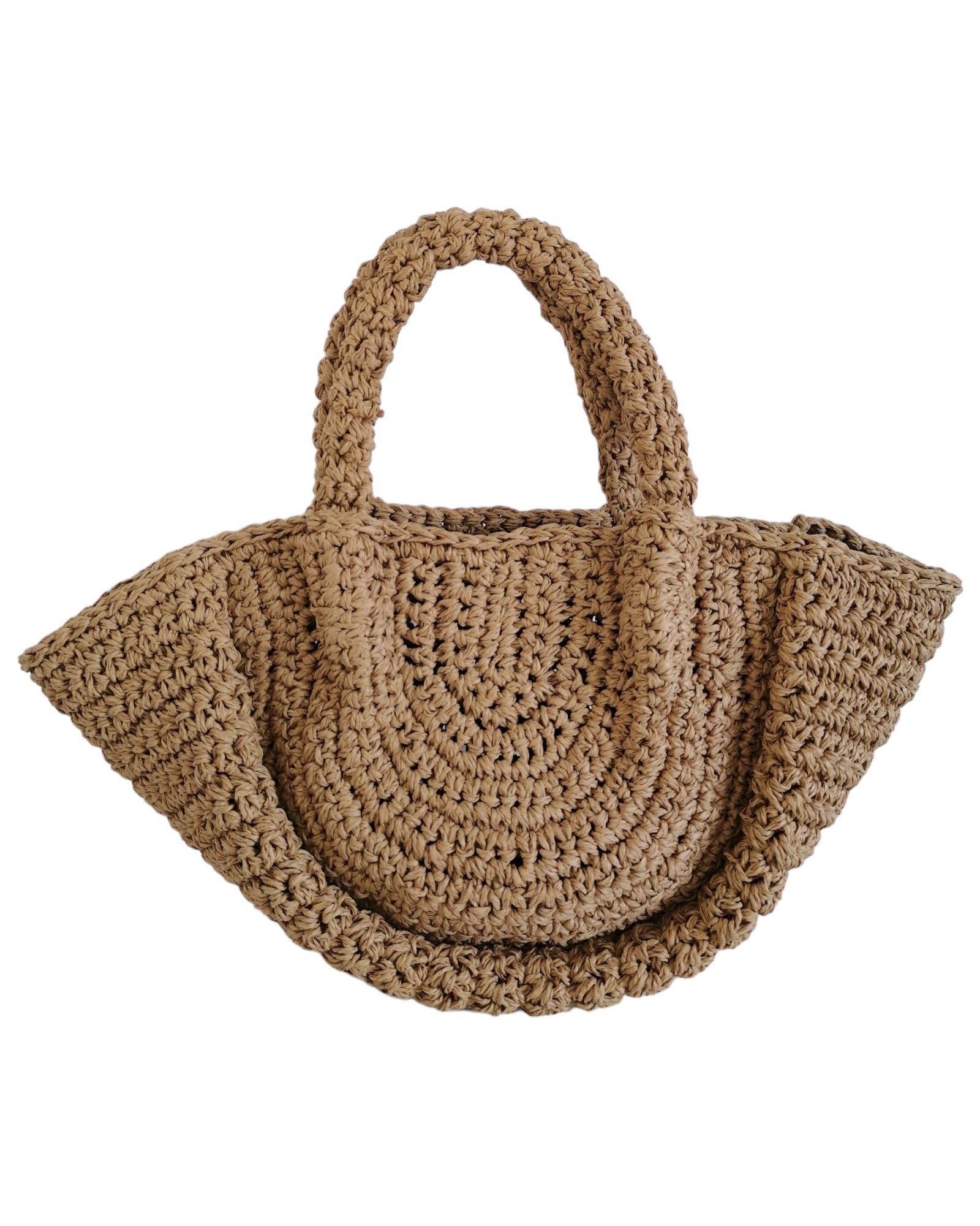 Mini Bianca Handbag - Natural straw