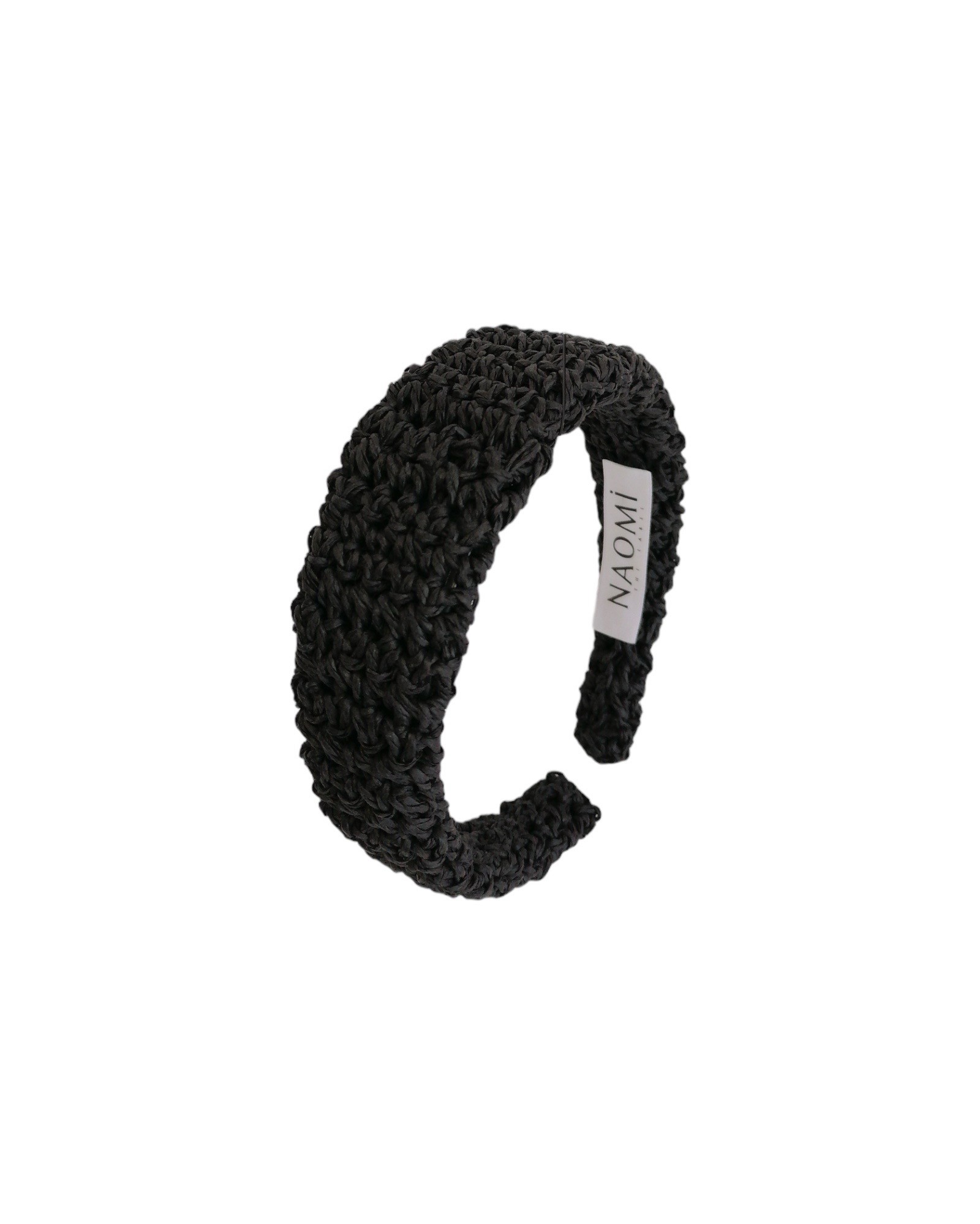 Naomi Crochet Headband - Black