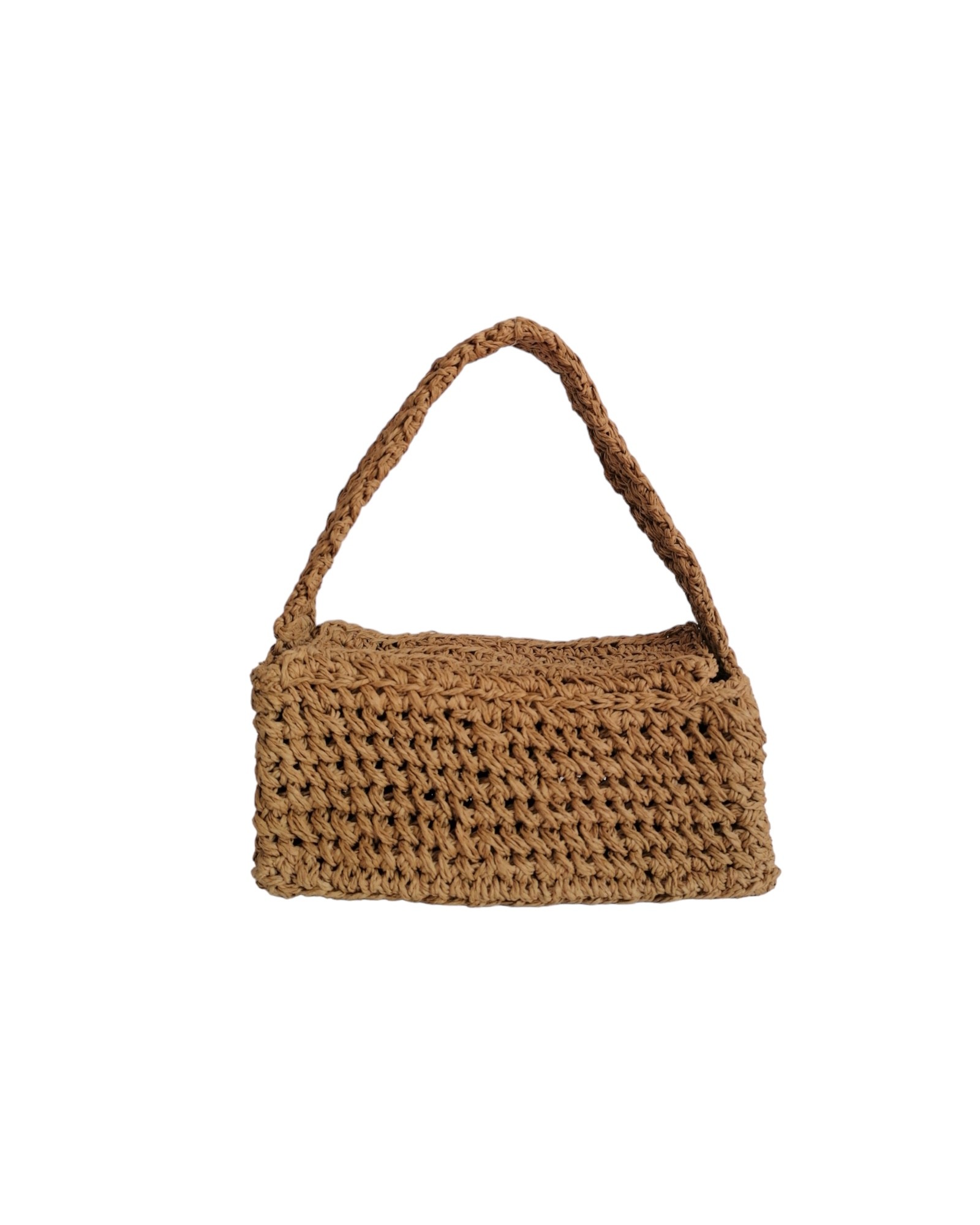 Mini Stella Handbag - Natural straw