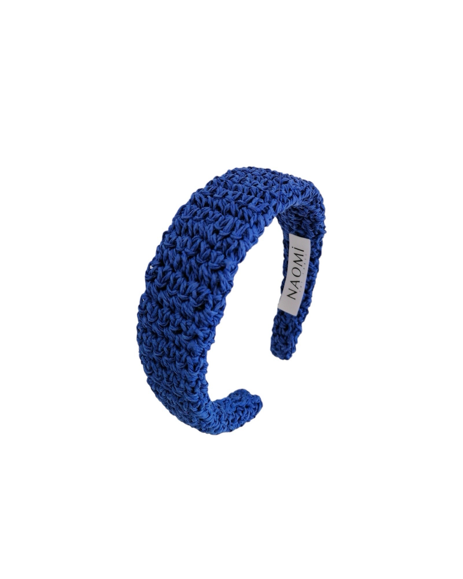 Naomi Crochet Headband - Sax blue