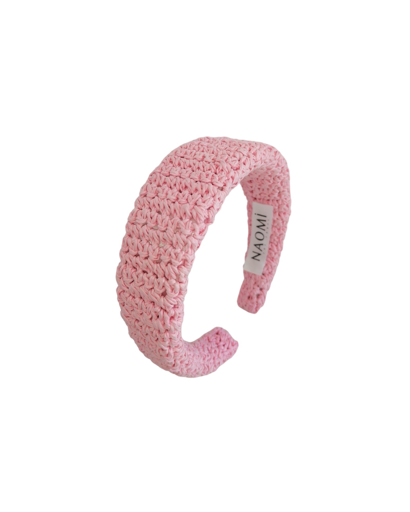 Naomi Crochet Headband - Light pink