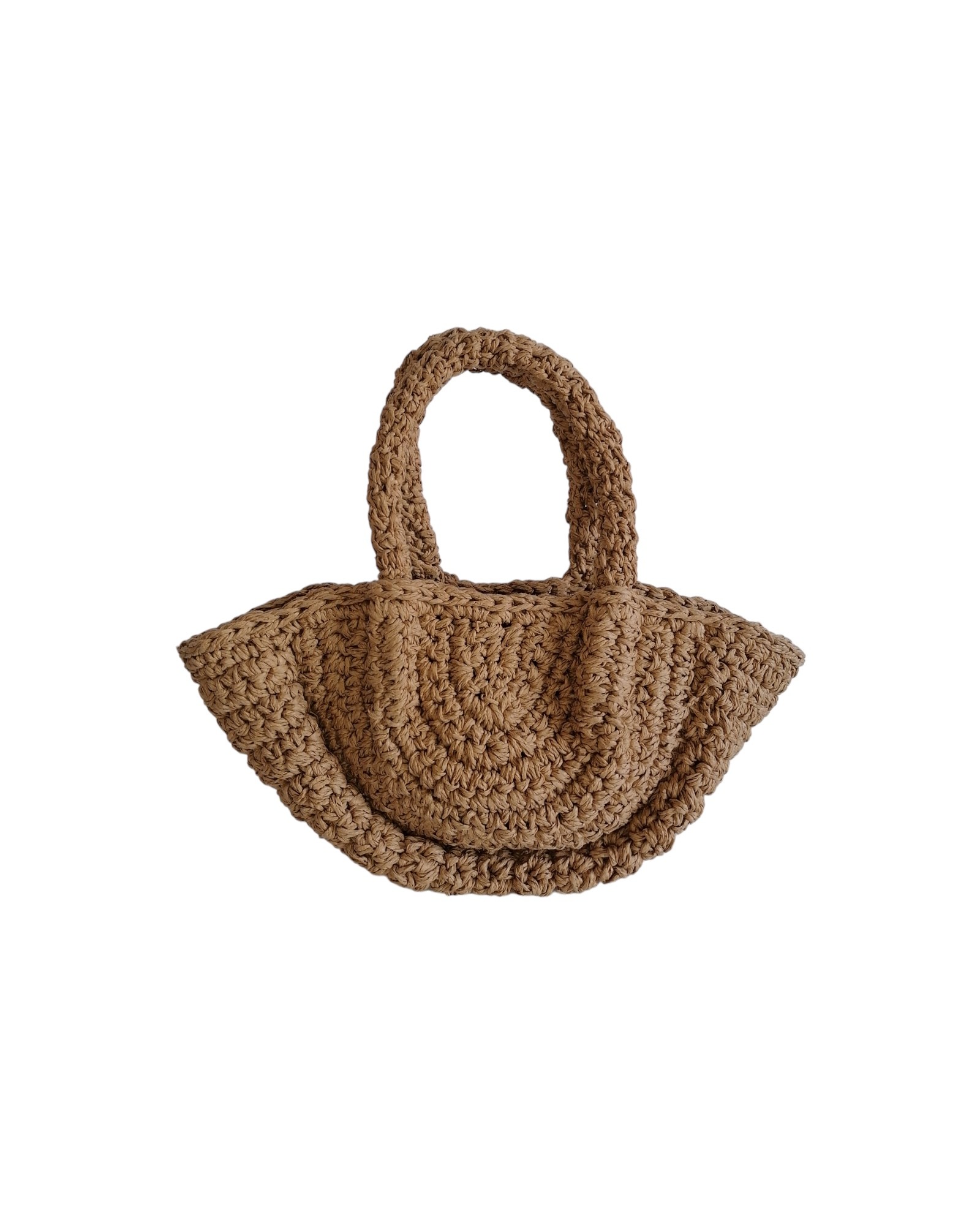 Micro Bianca Handbag - Natural straw