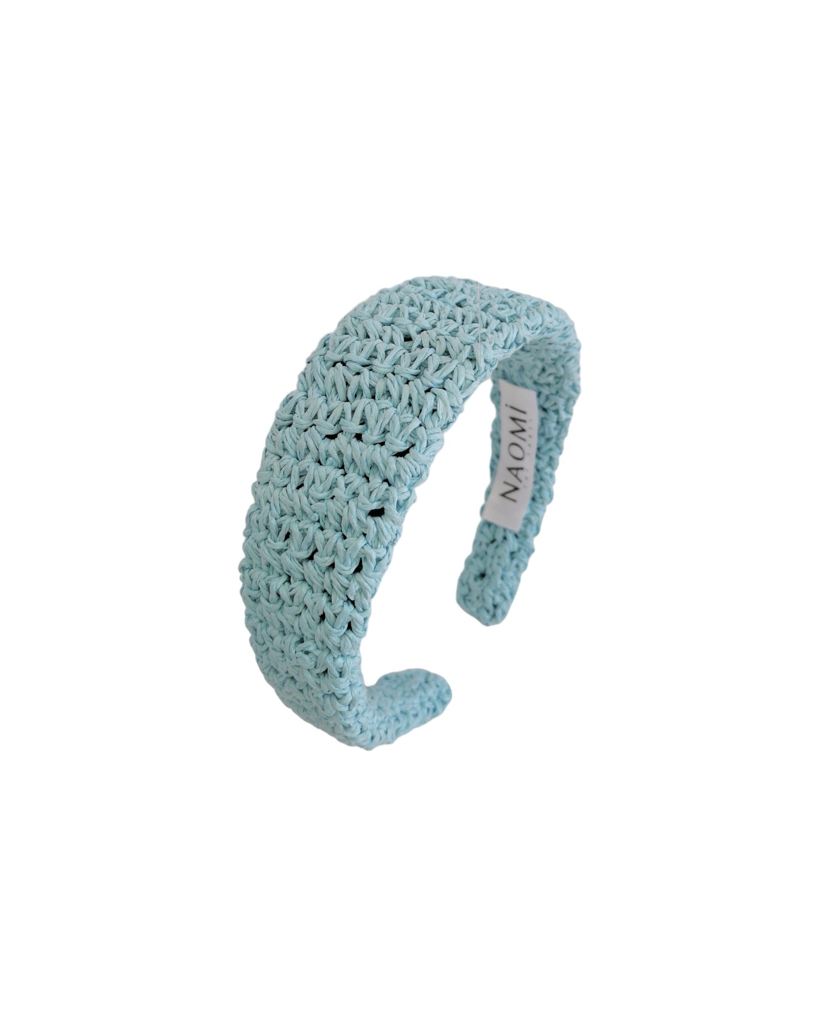 Naomi Crochet Headband - Light blue