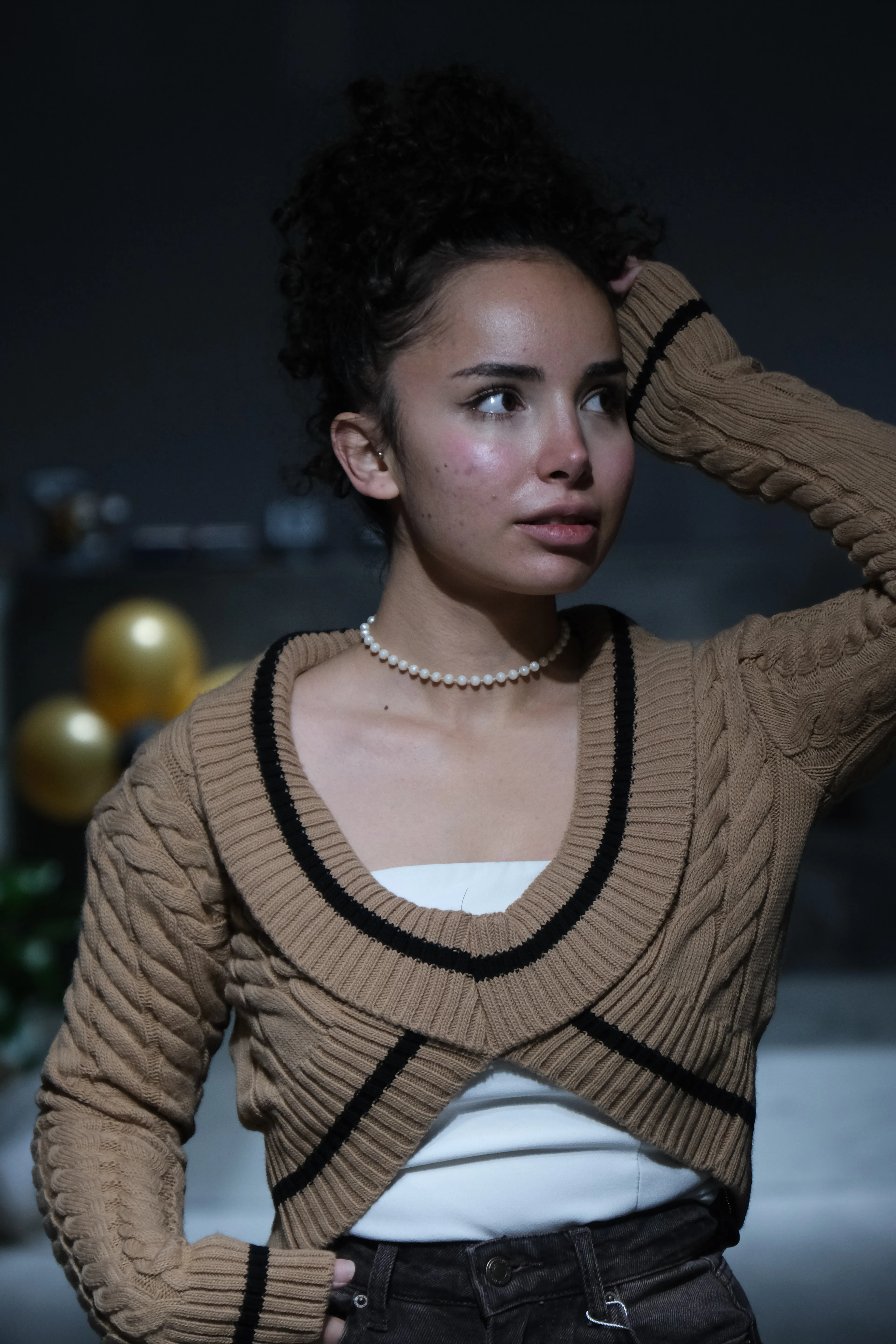 Kadın Kısa Triko Kazak