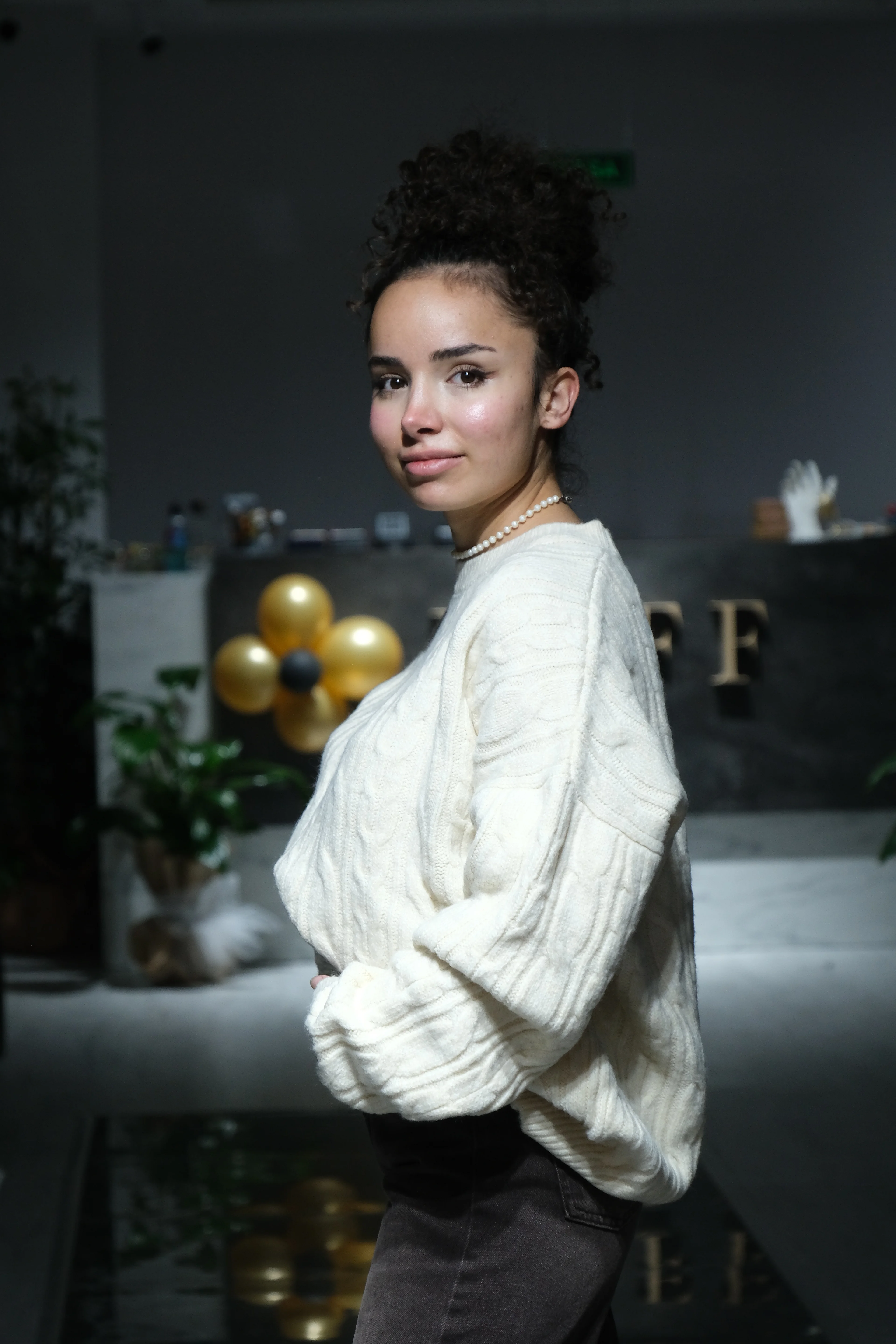 Kadın Pamuklu Kazak