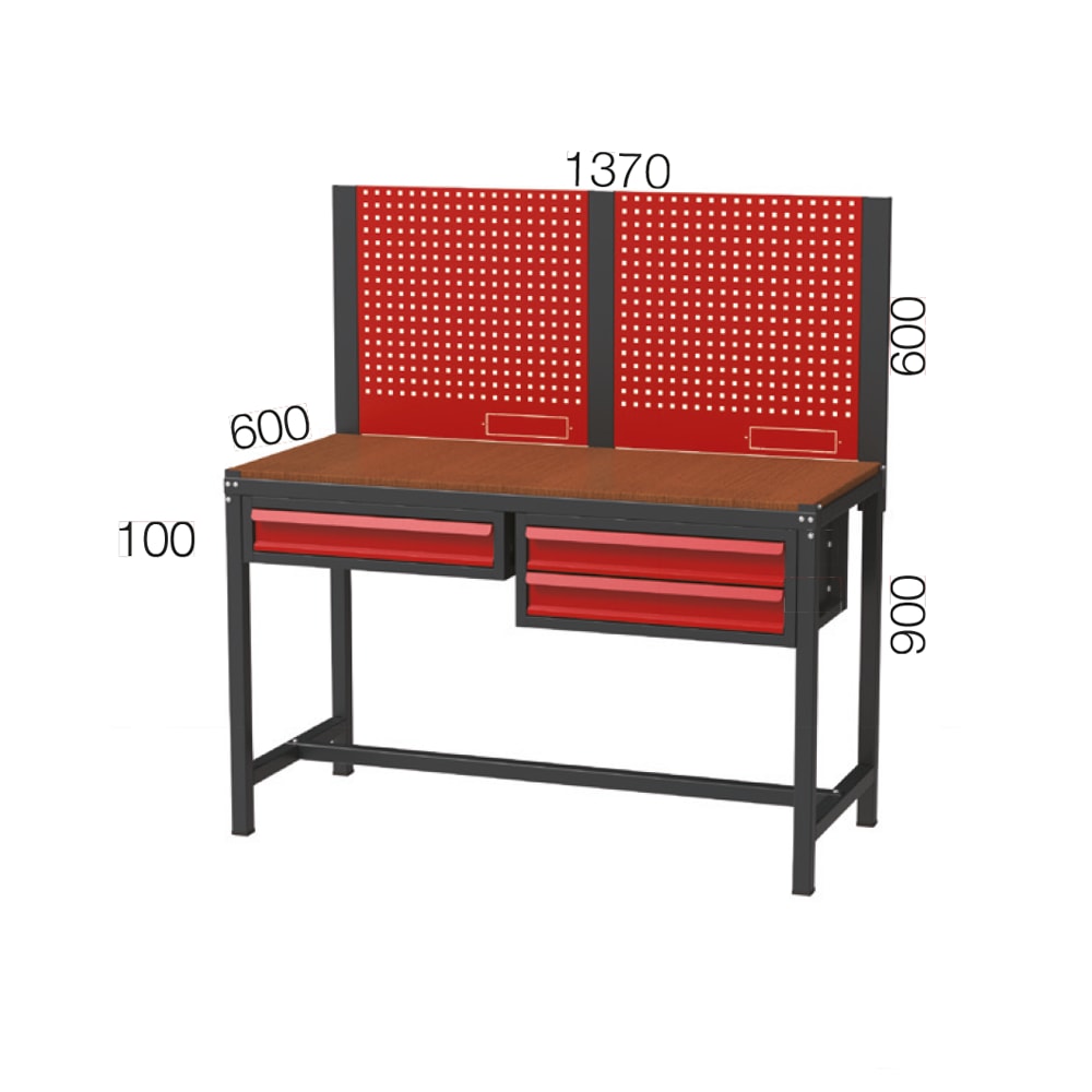 Orta Çalışma Tezgahı - 1+2 Çekmeceli