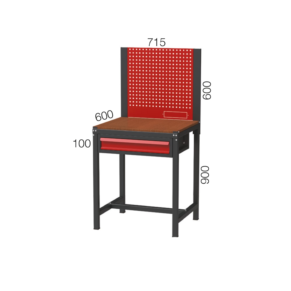 Kısa Çalışma Tezgahı - Tek Çekmeceli