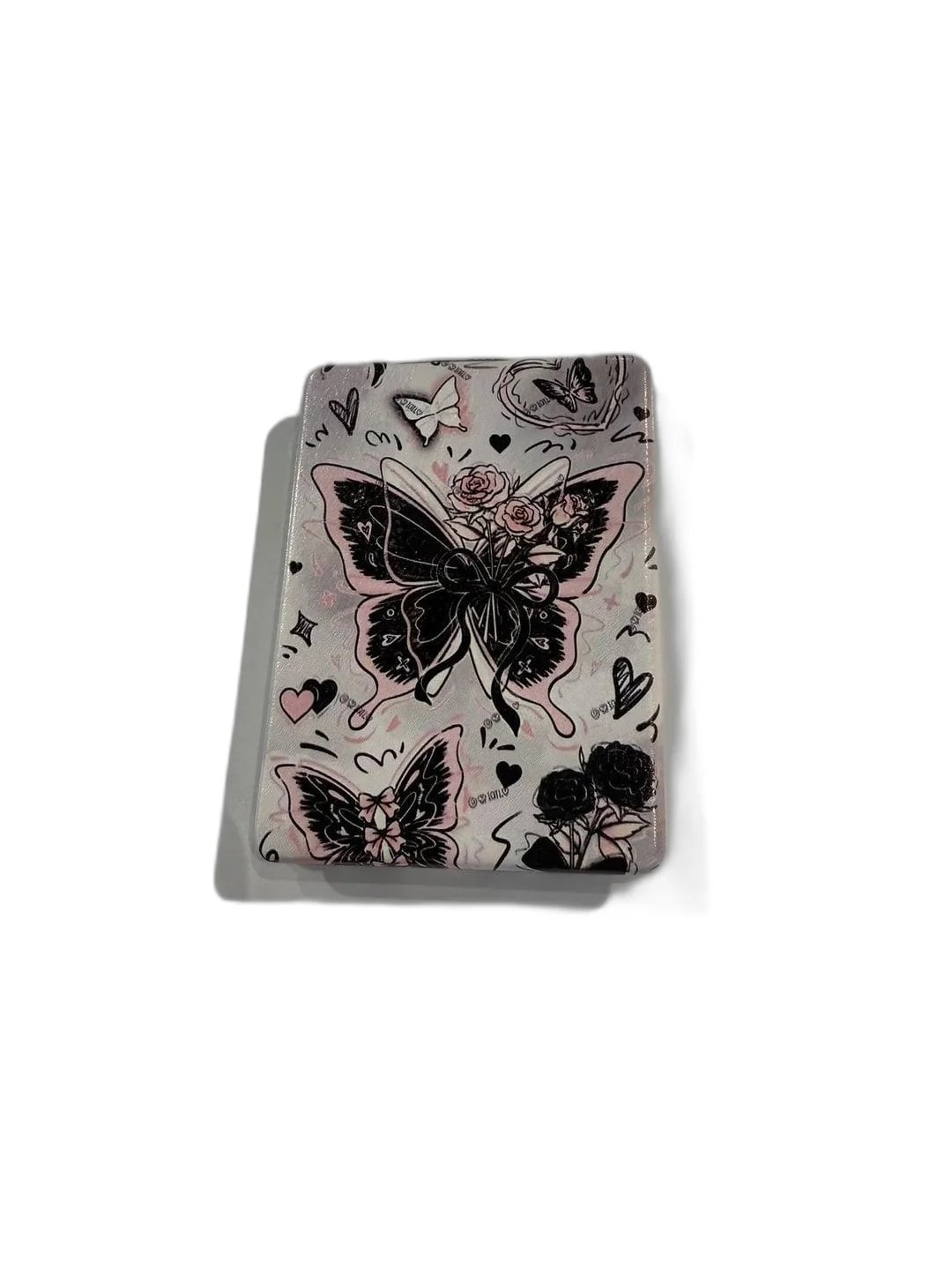 Gothic Butterfly Katlanabilir Cep Ayna