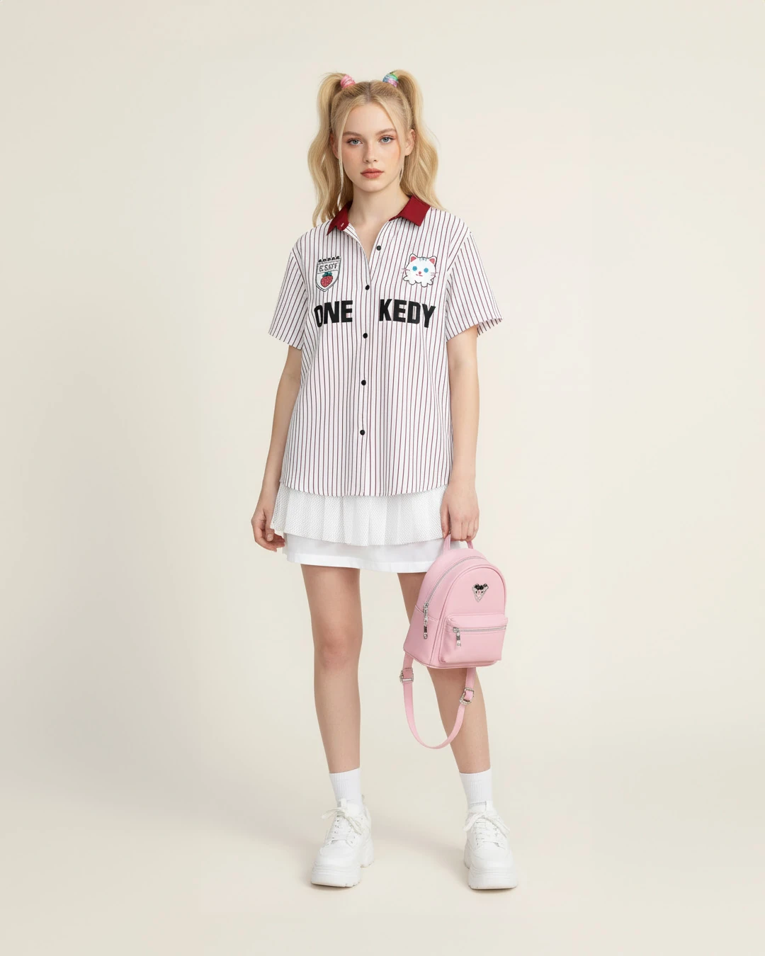 One Kedy Detail Oversize Gömlek