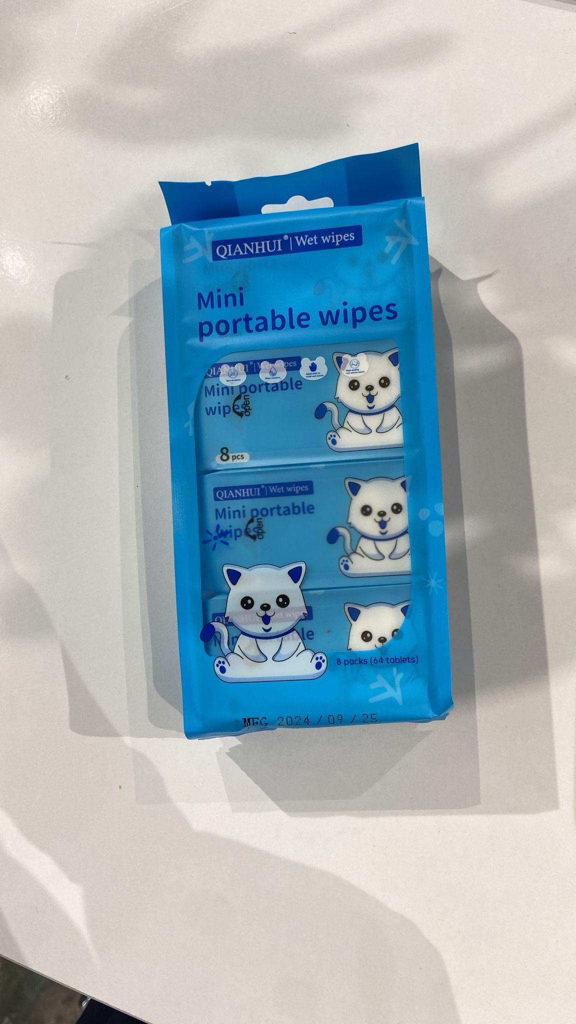 Cat Desenli Cep 8 Li Islak Mendil