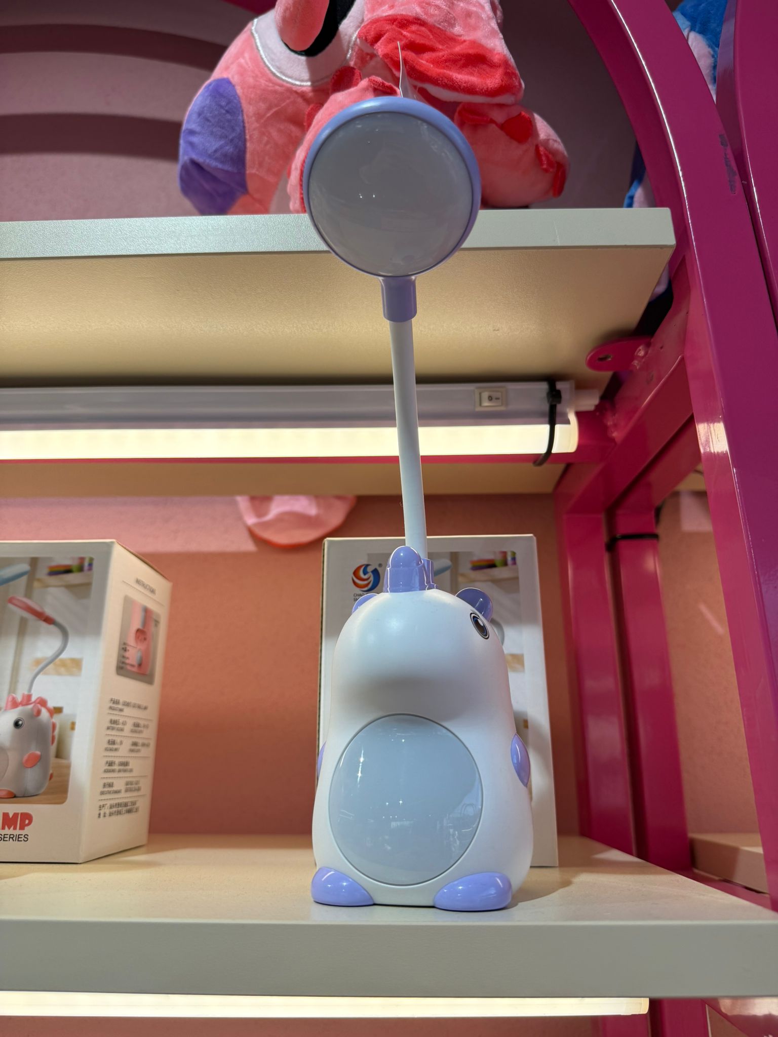 Pony Mor Masa Üstü Lambası