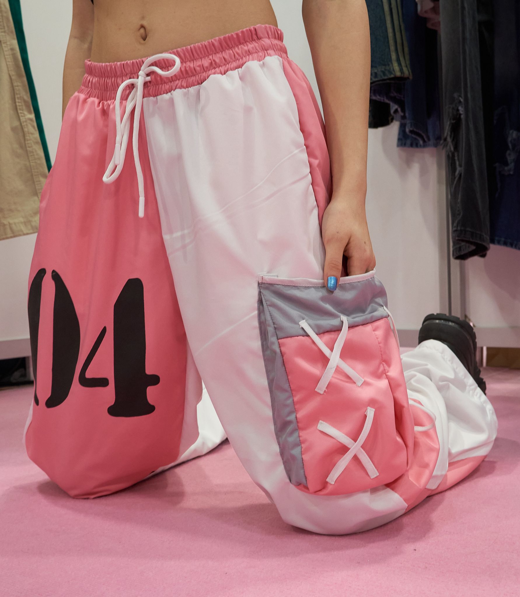 04 Mixed Baggy Unisex Eşofman Altı