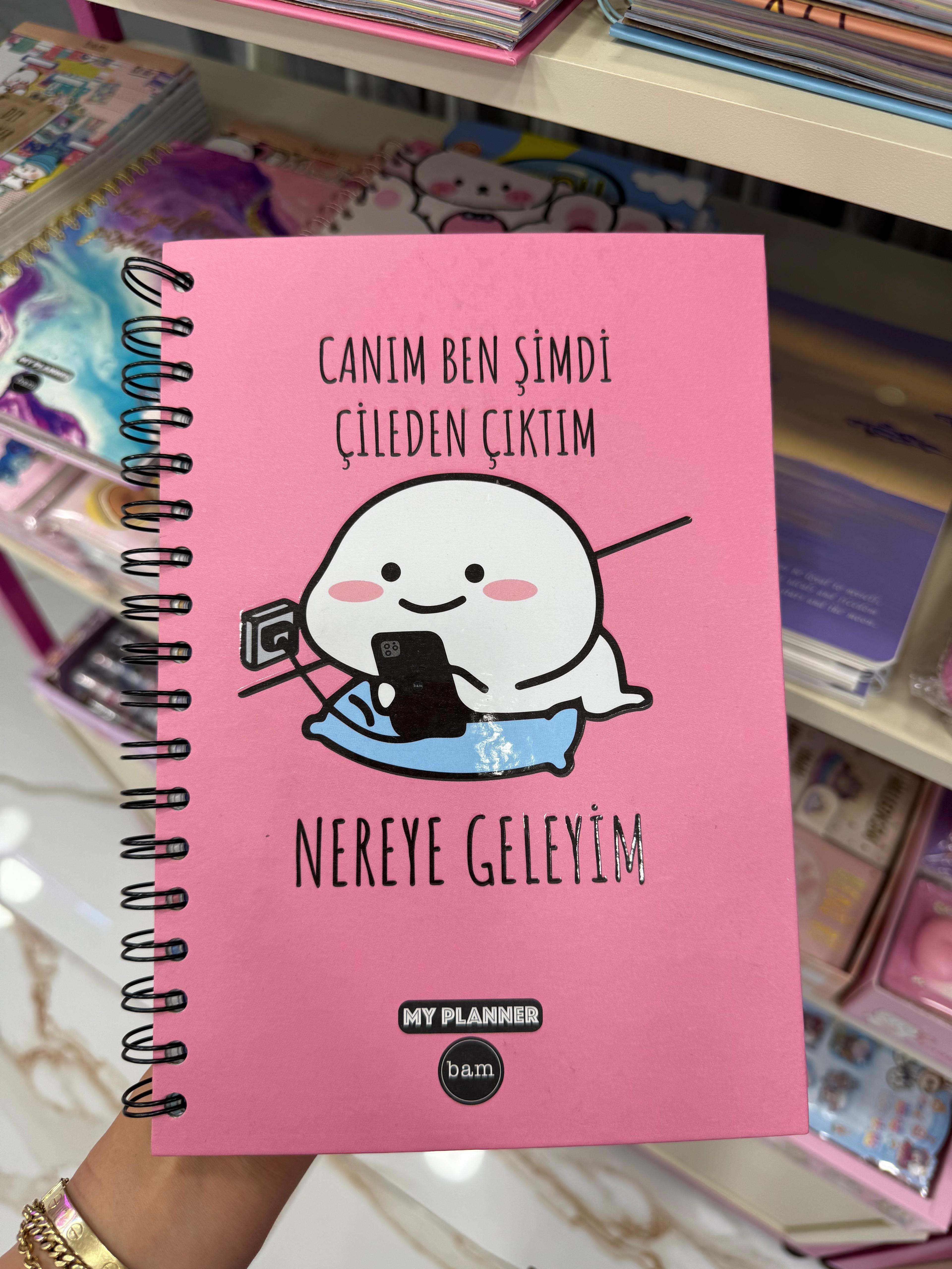 Çileden Çıktım Tatlı Tasarımlı Konuşan Ajanda