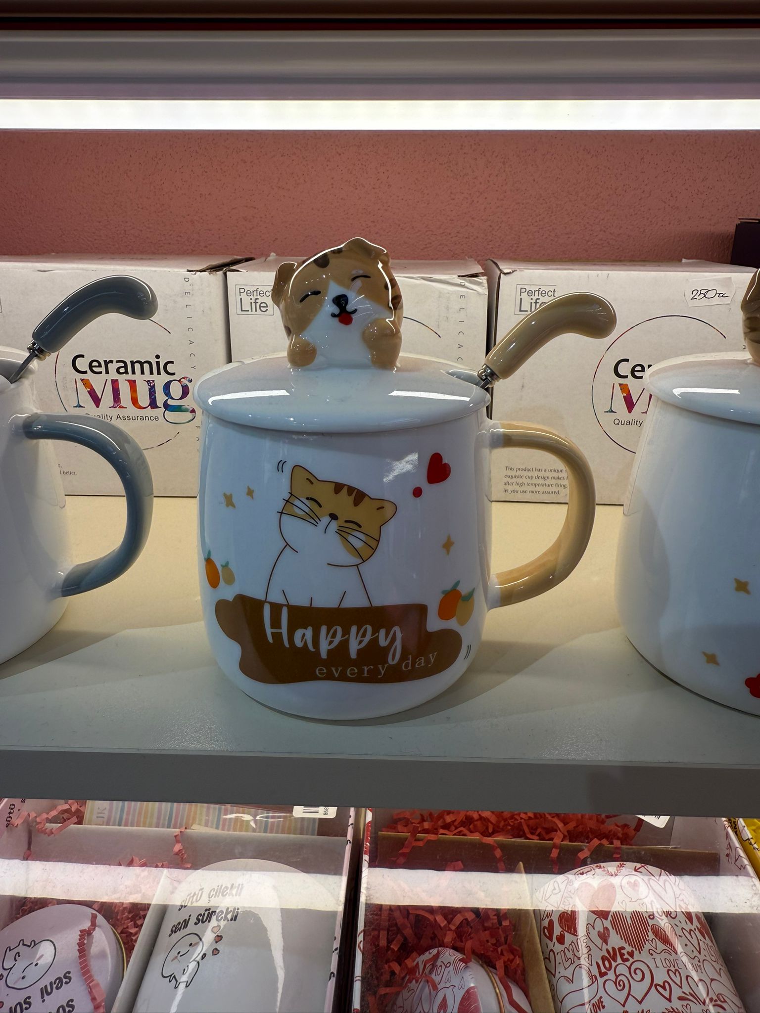 Happy Cat Seramik Kupa