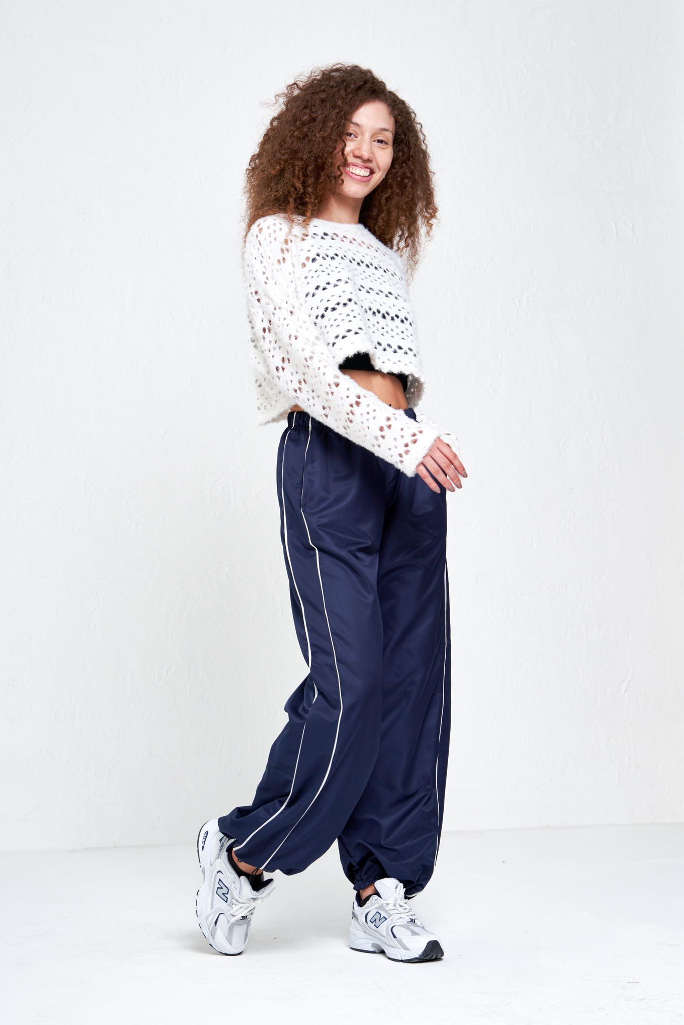 Two Line Detail Baggy Unisex Eşofman Altı