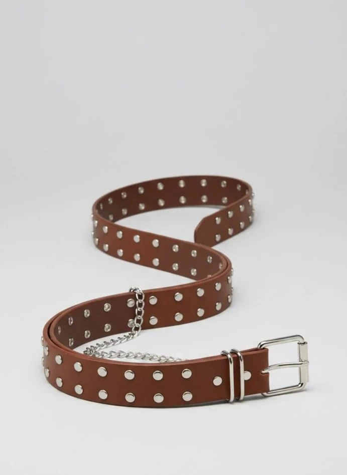 Kahverengi Bolt Kemer