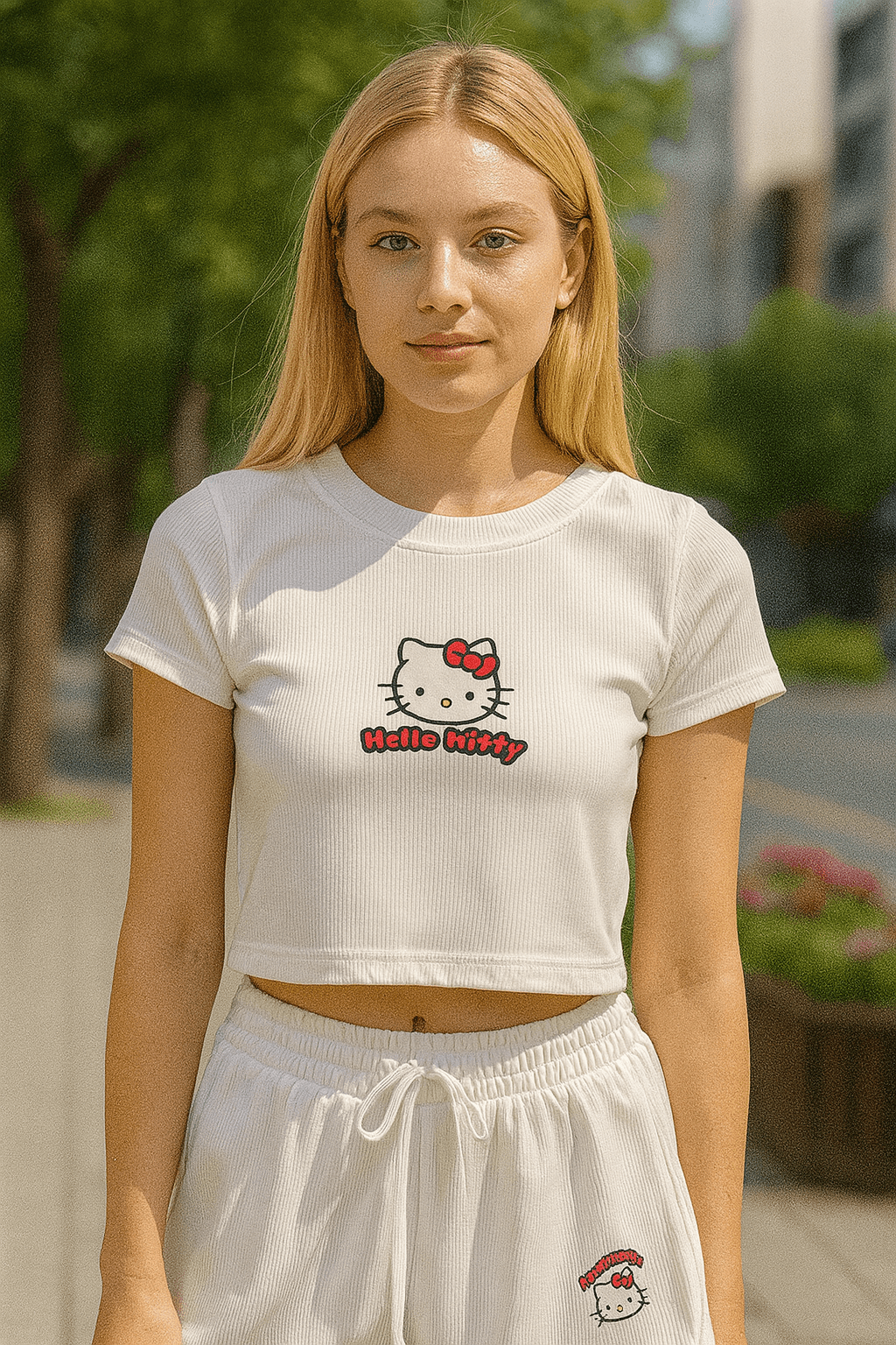 Hello Kitty Crop Takımı