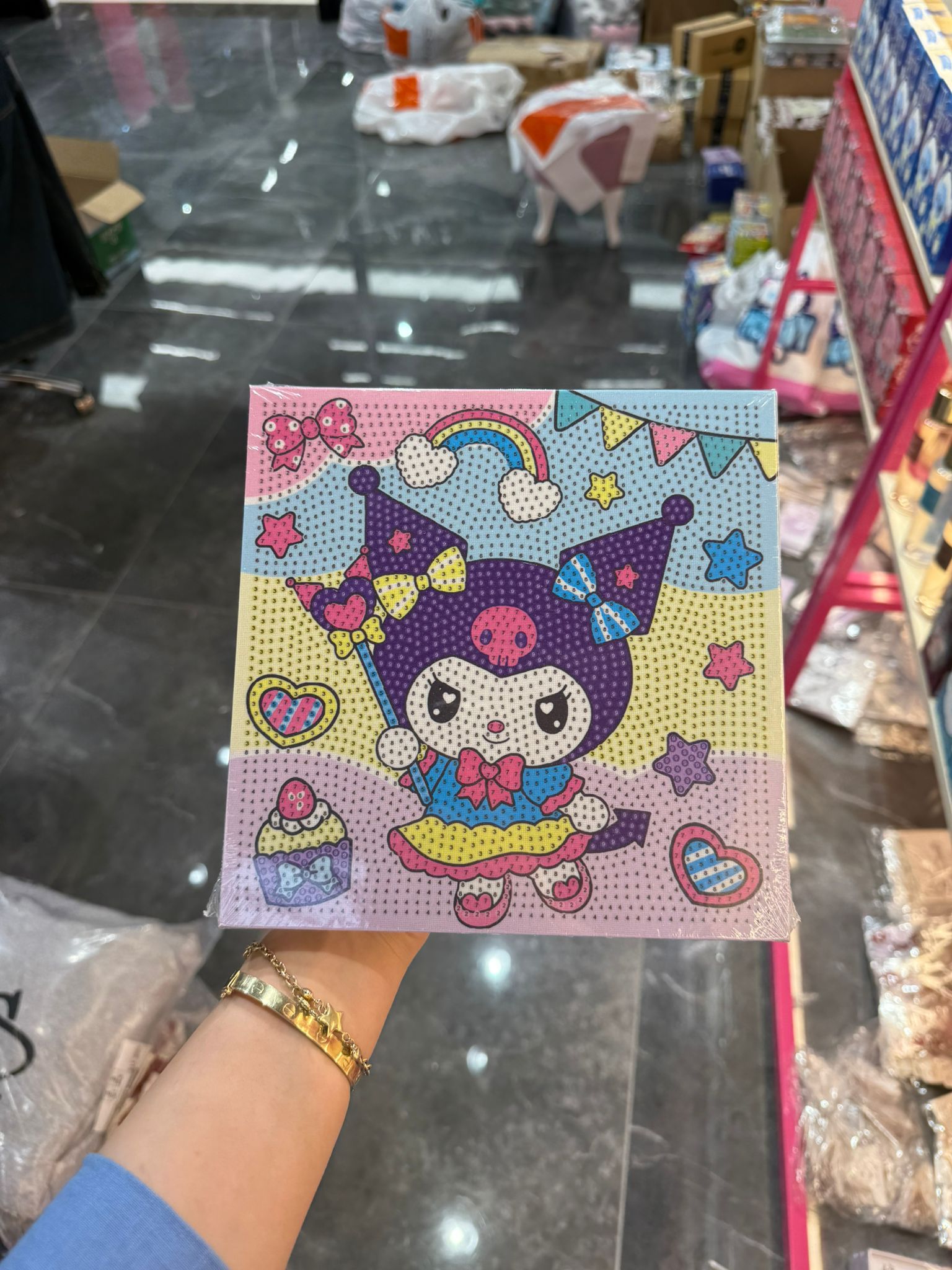 Cute Kuromi Taşlama Pano