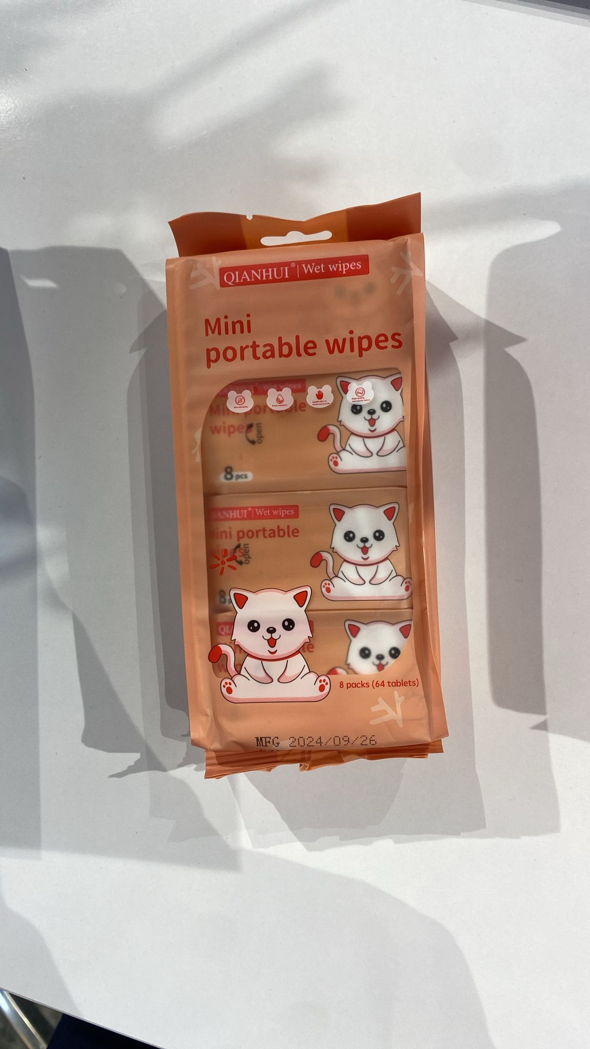 Cat Desenli Cep 8 Li Islak Mendil