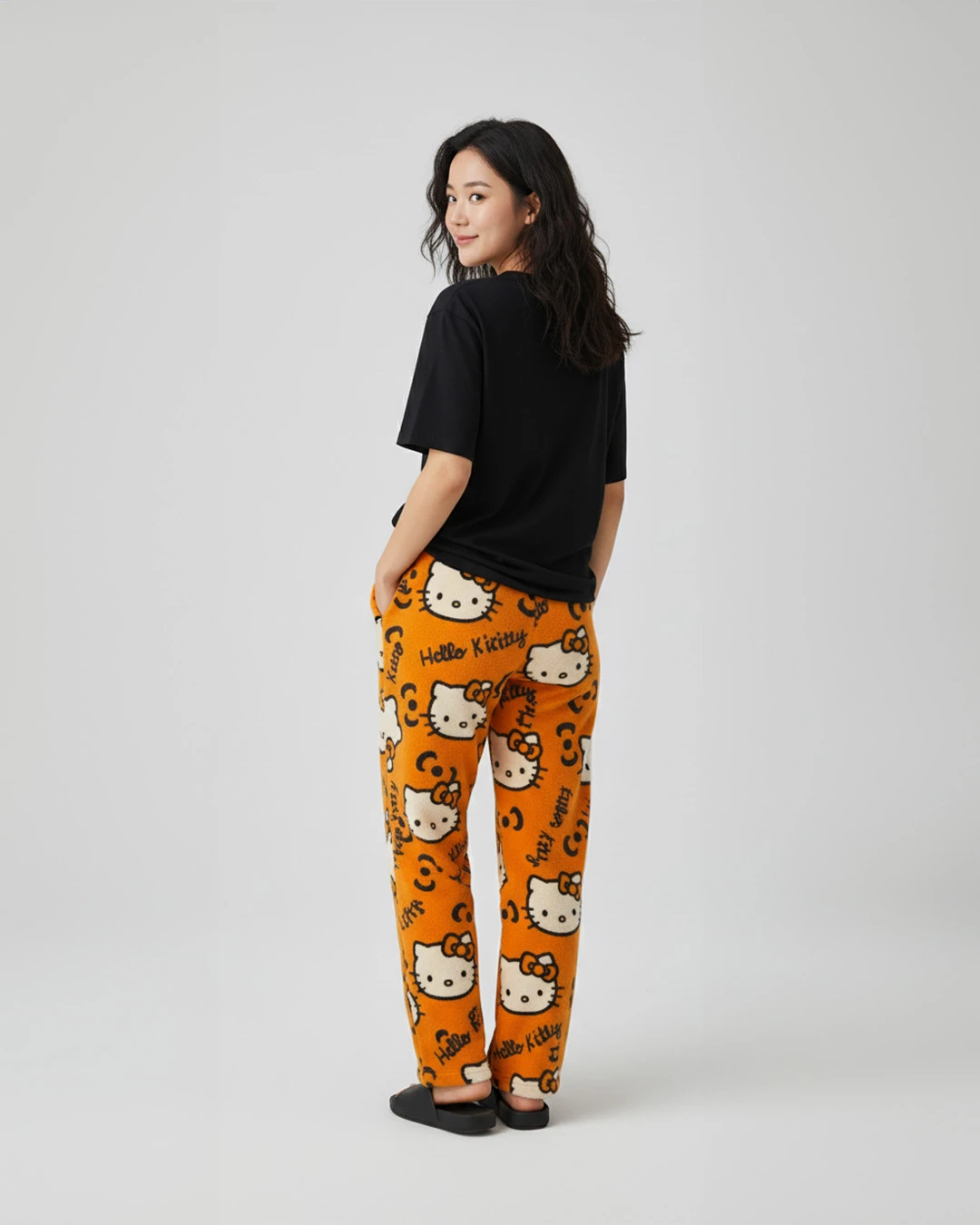 Halloween Turuncu Hello Kitty Pijama