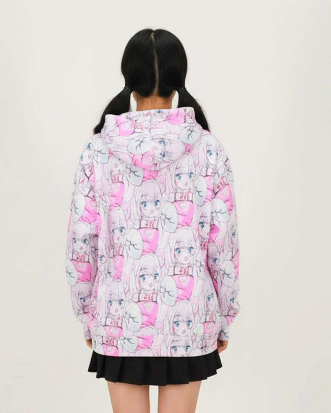 Anime Desenli Yağmurluk Ceket