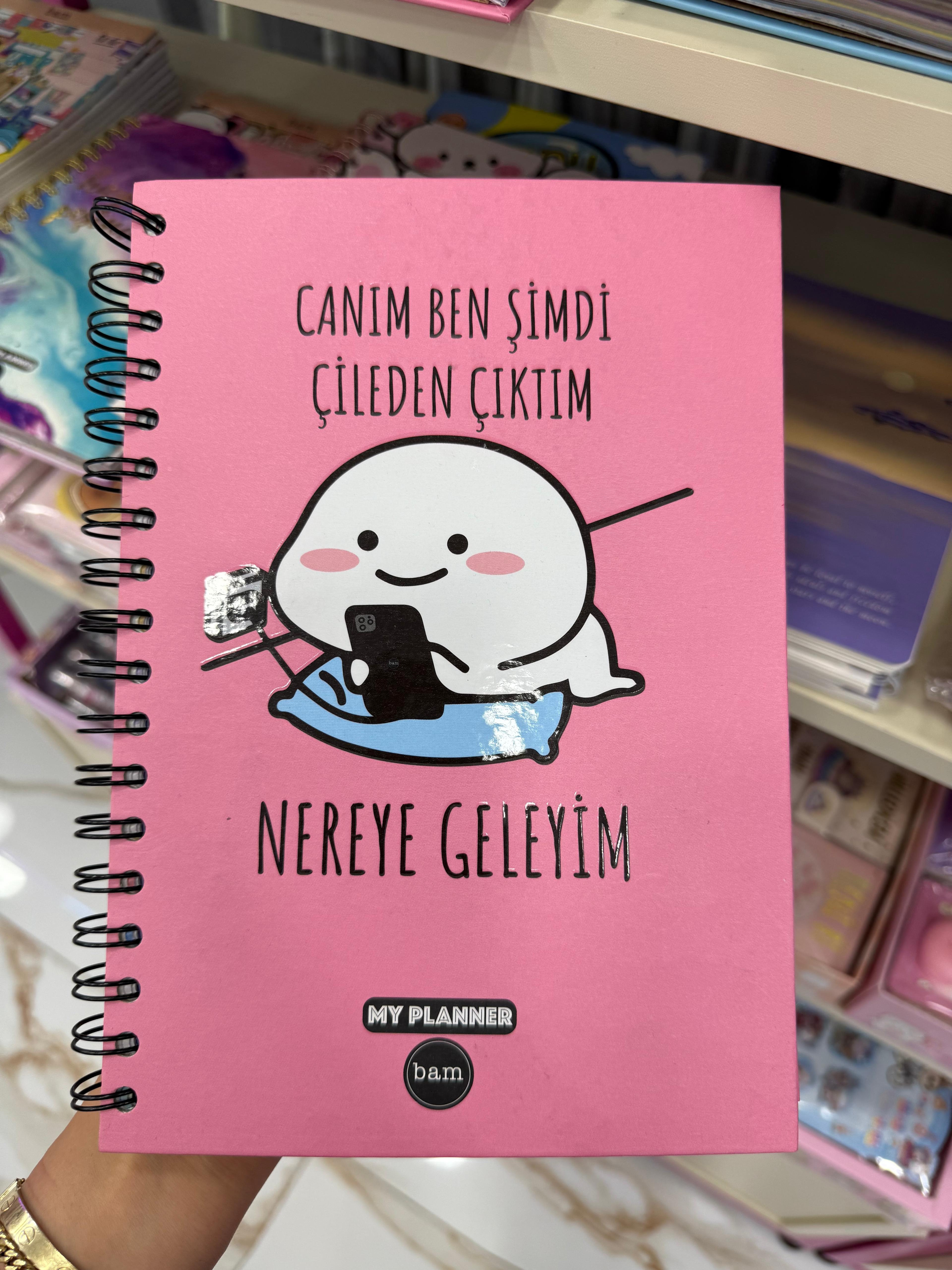 Çileden Çıktım Tatlı Tasarımlı Konuşan Ajanda