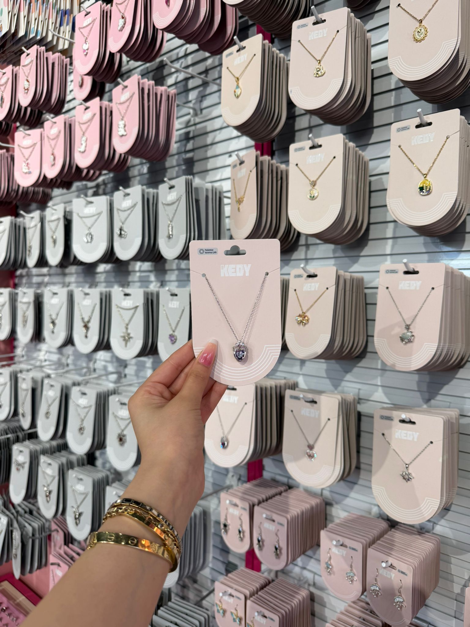 Okyanusun Kalbi Çelik Kolye