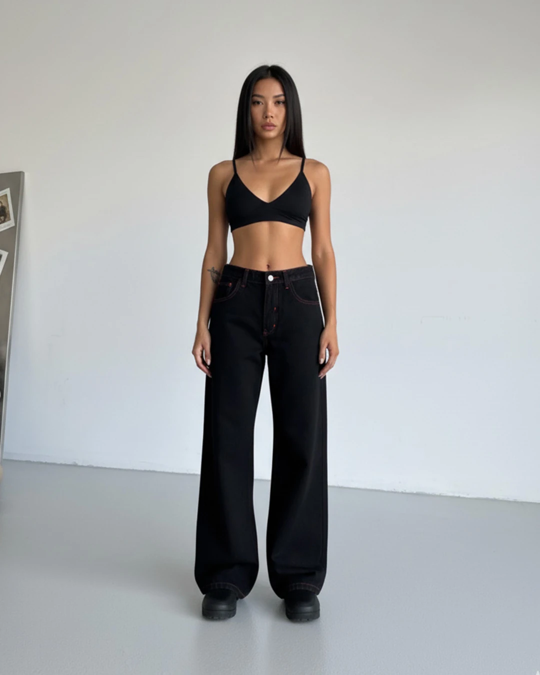 Red Skull Baggy Unisex Jean